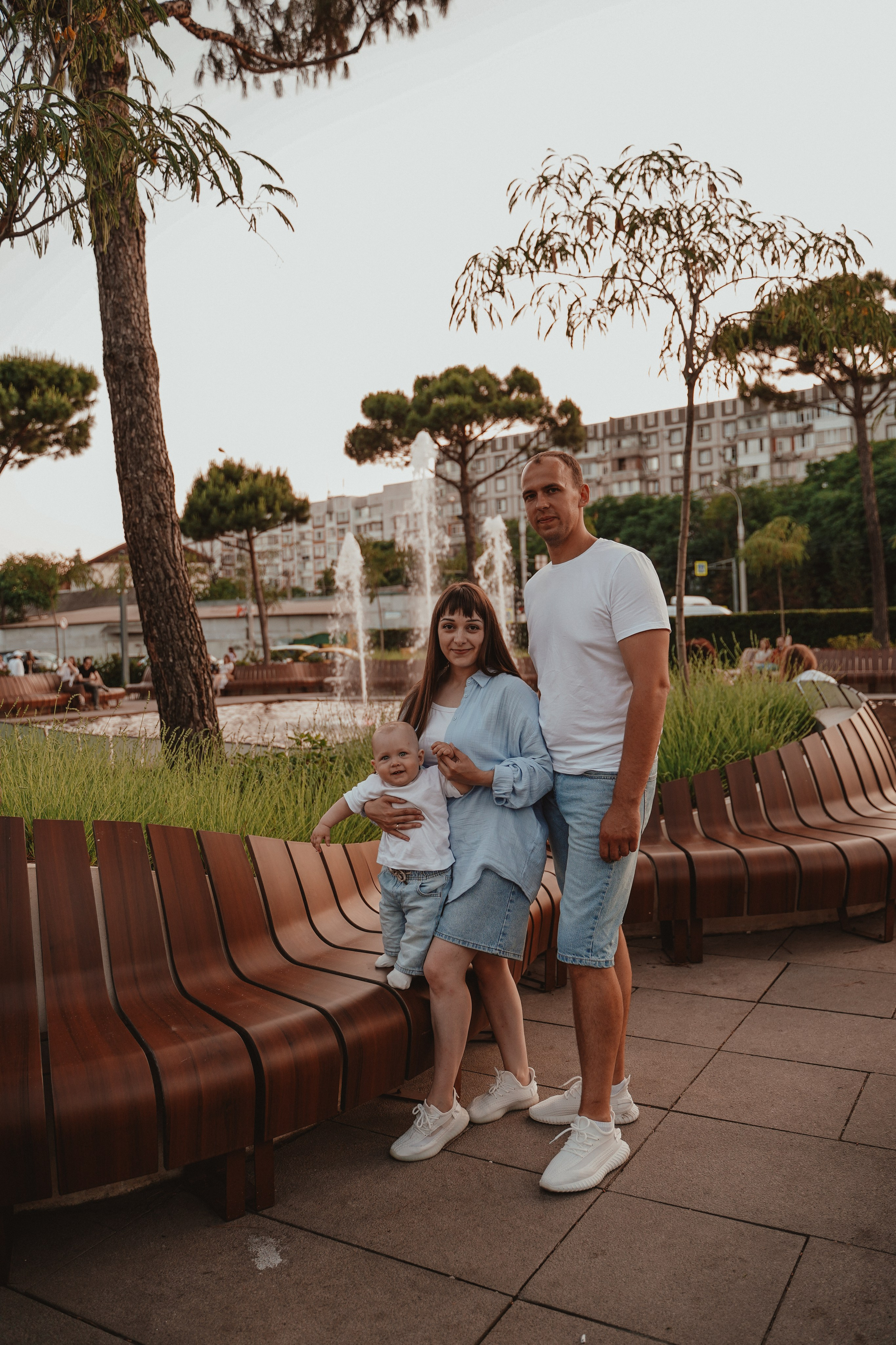 Семейная фотосессия в парке Галицкого. Семейный и женский фотограф в Краснодаре Анастасия Приймак