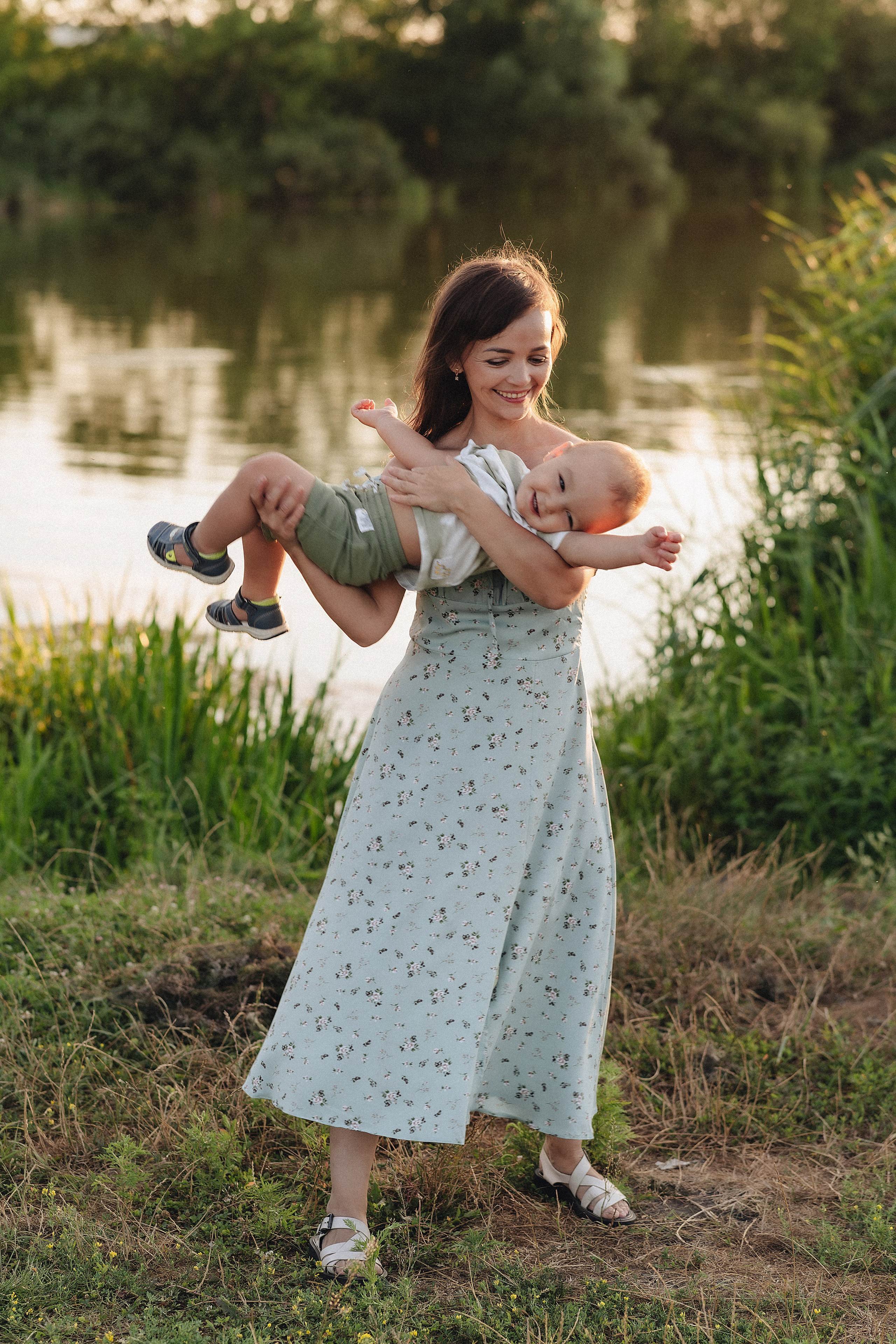 Семейная съемка на закате. Фотограф Карина Шмулёва. Воронеж и область