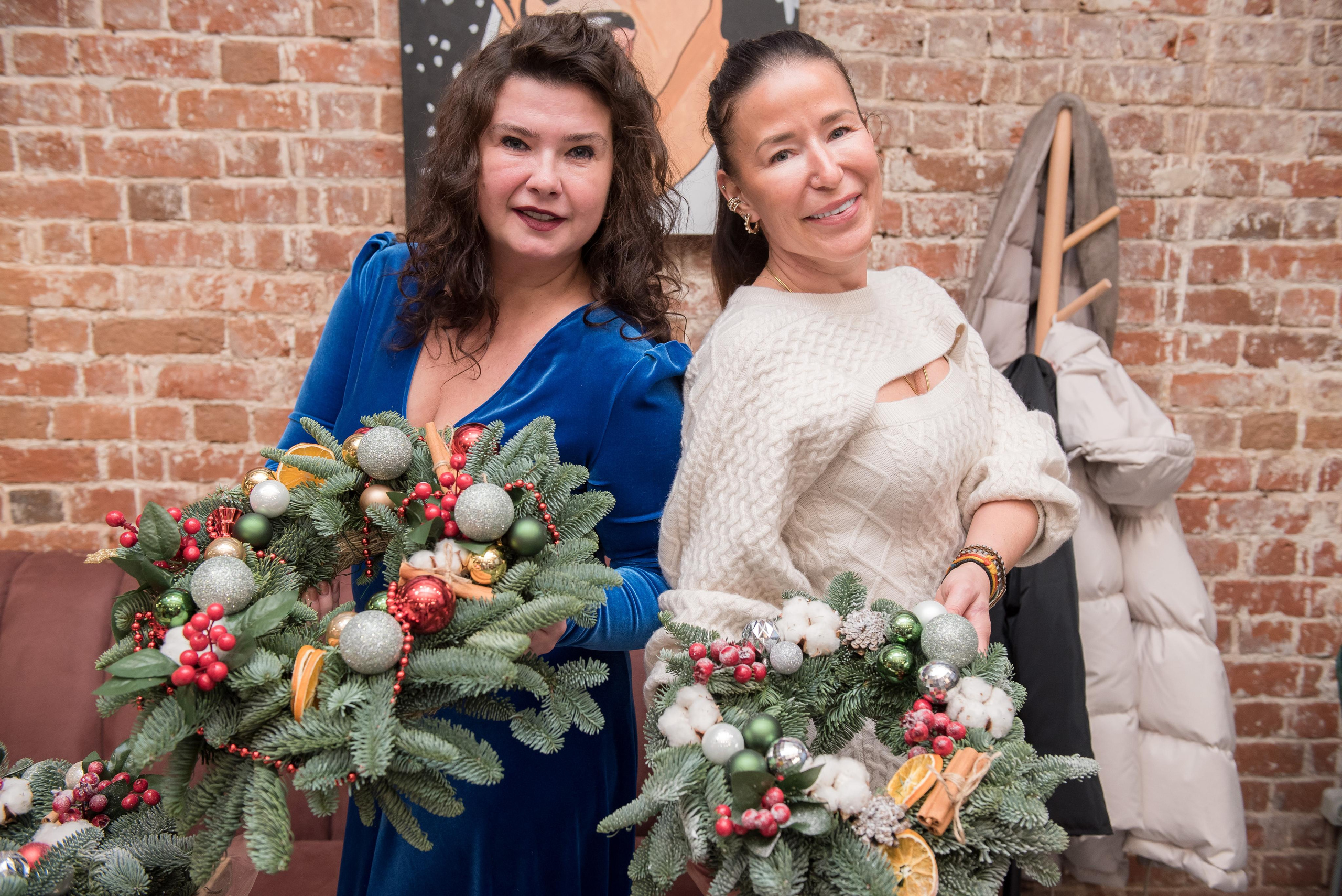 МК по новогодним венкам. Бренд-фотограф для экспертов и блогеров в Москве Влада Горбовская