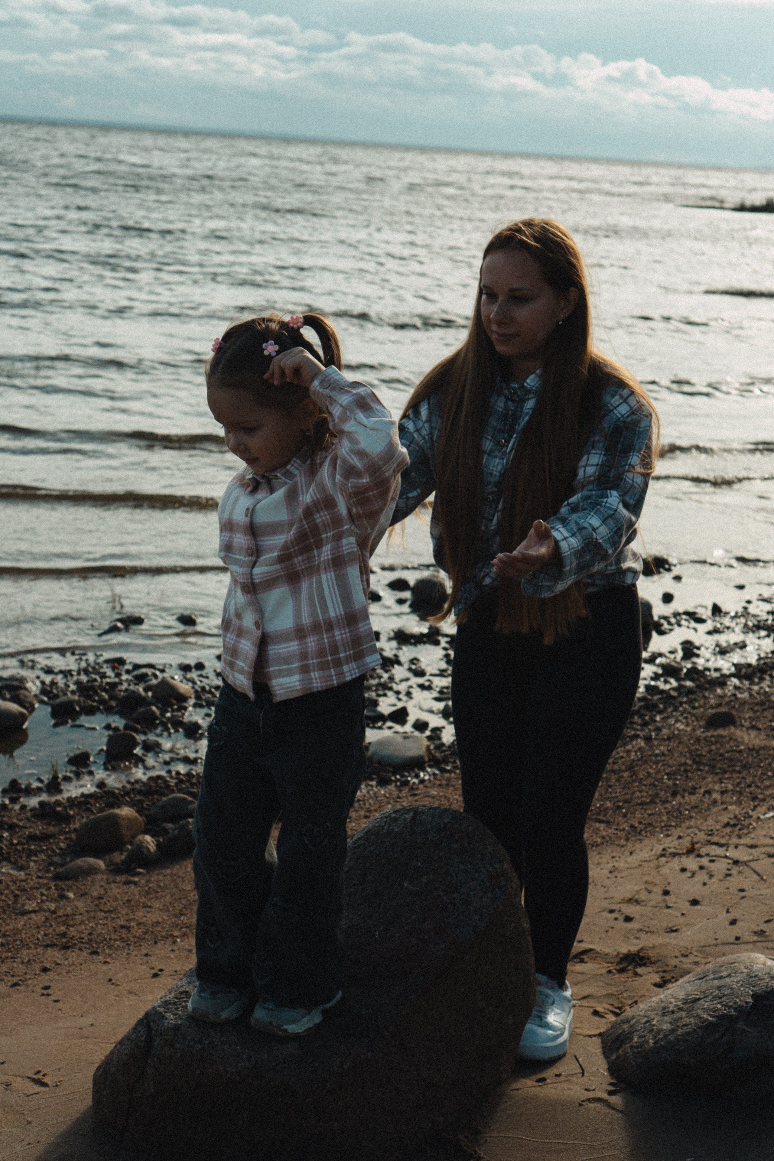 МАМА И ДОЧКА НА ФИНСКОМ ЗАЛИВЕ. Профессиональный фотограф, Санкт-Петербург — Виктория Богомолова