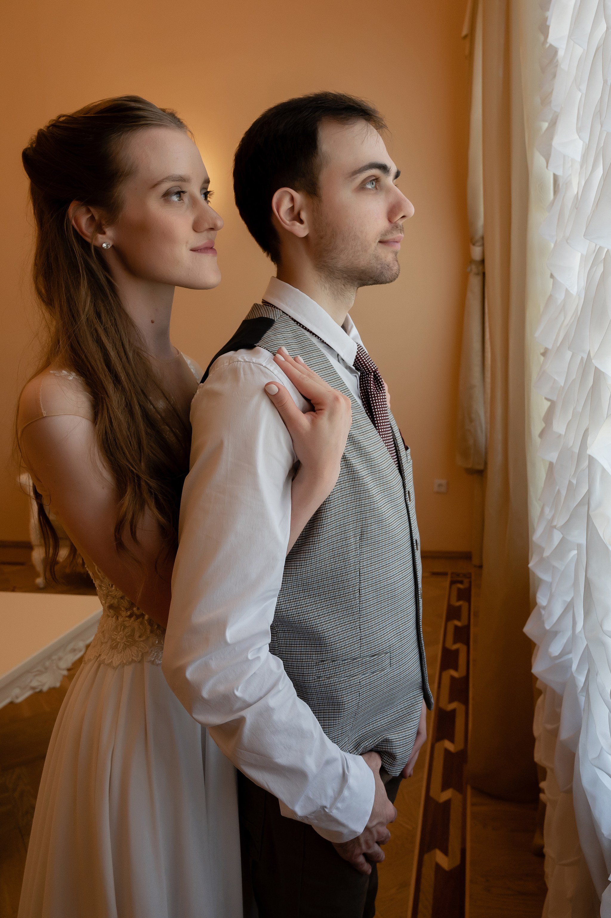 Зеркальный дворик. Свадебный и семейный фотограф из Санкт-Петербурга Климов Анатолий