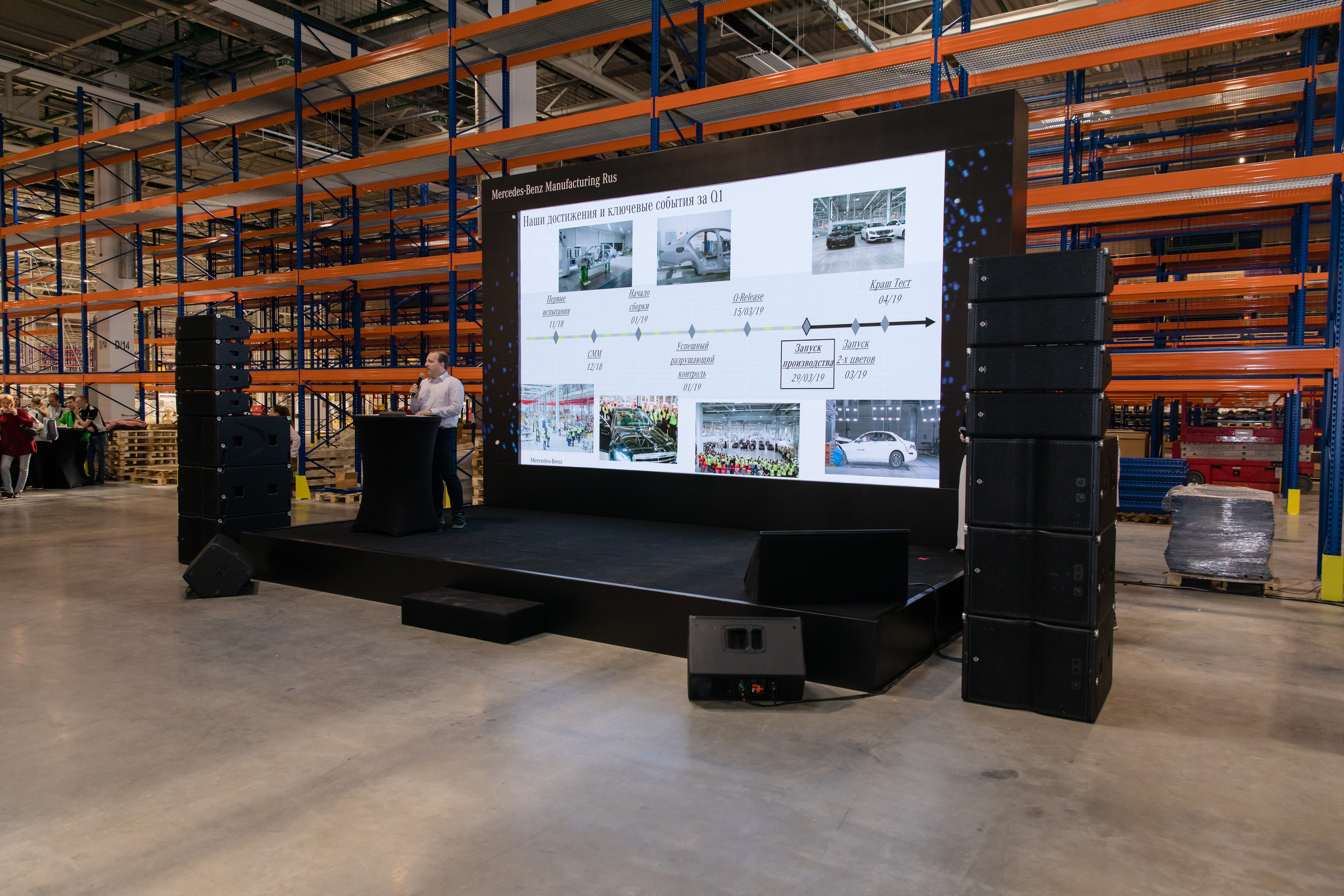 Mercedes-Benz (открытие завода). Дима Колес / фото и видео съёмка в Москве