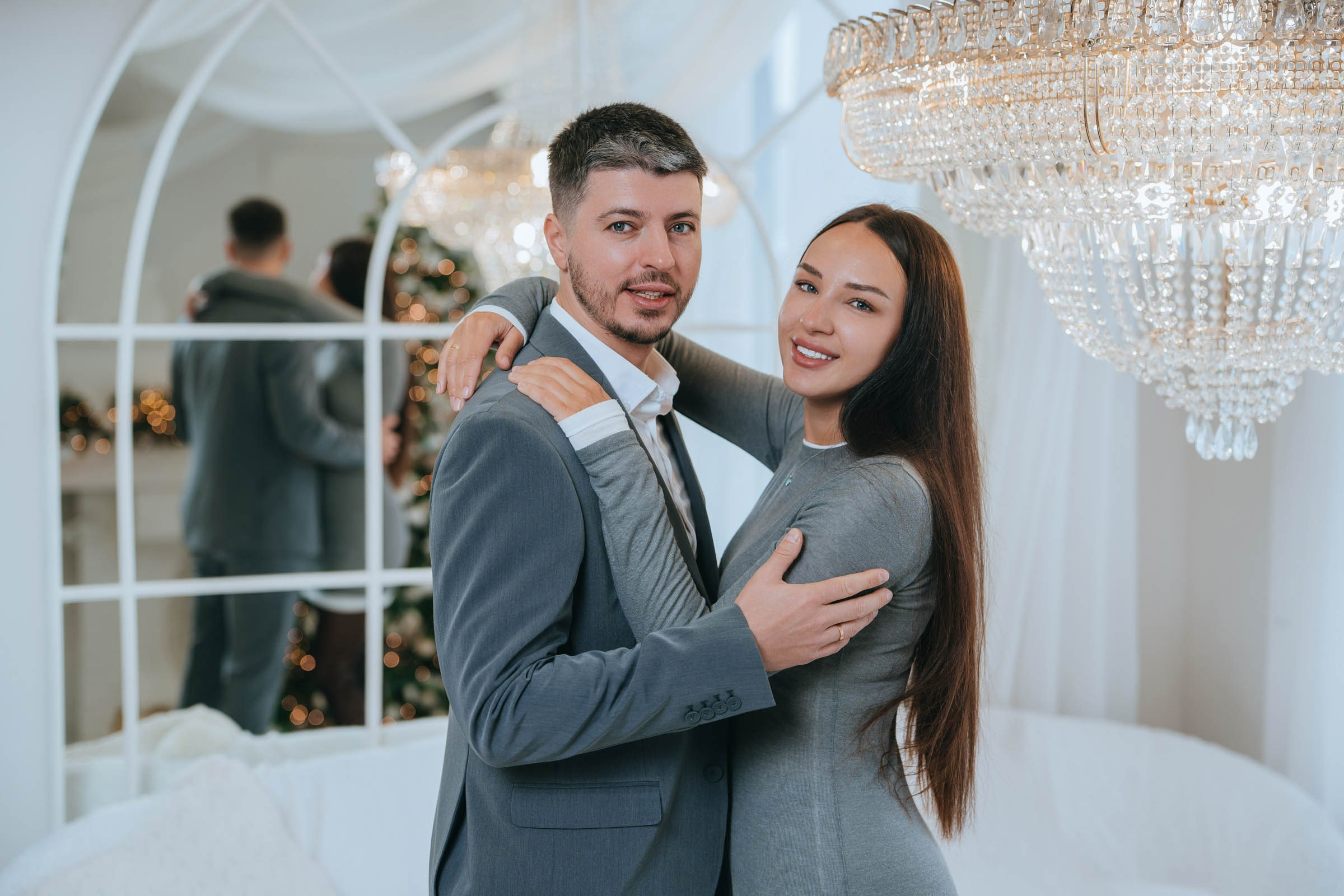 Студийная сьемка семьи «Новый 2026». Свадебный и Семейный фотограф в Санкт-Петербурге и Москве Иона Дидишвили
