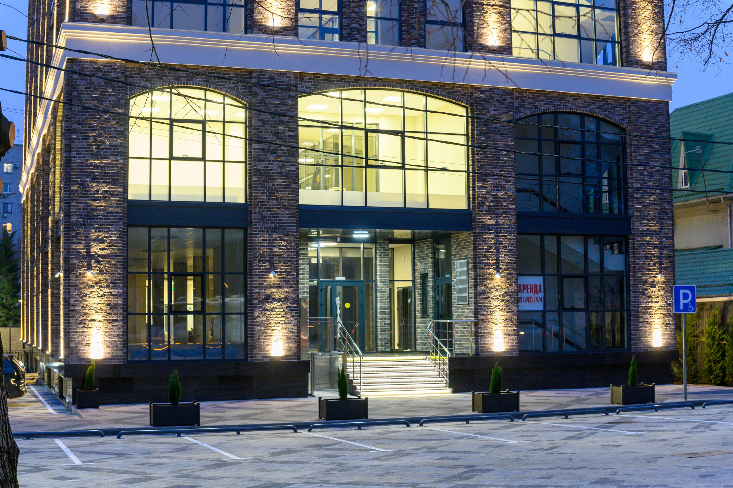 Архитектурная подсветка фасадов зданий. Вячеслав Скрипник Фотограф Краснодар