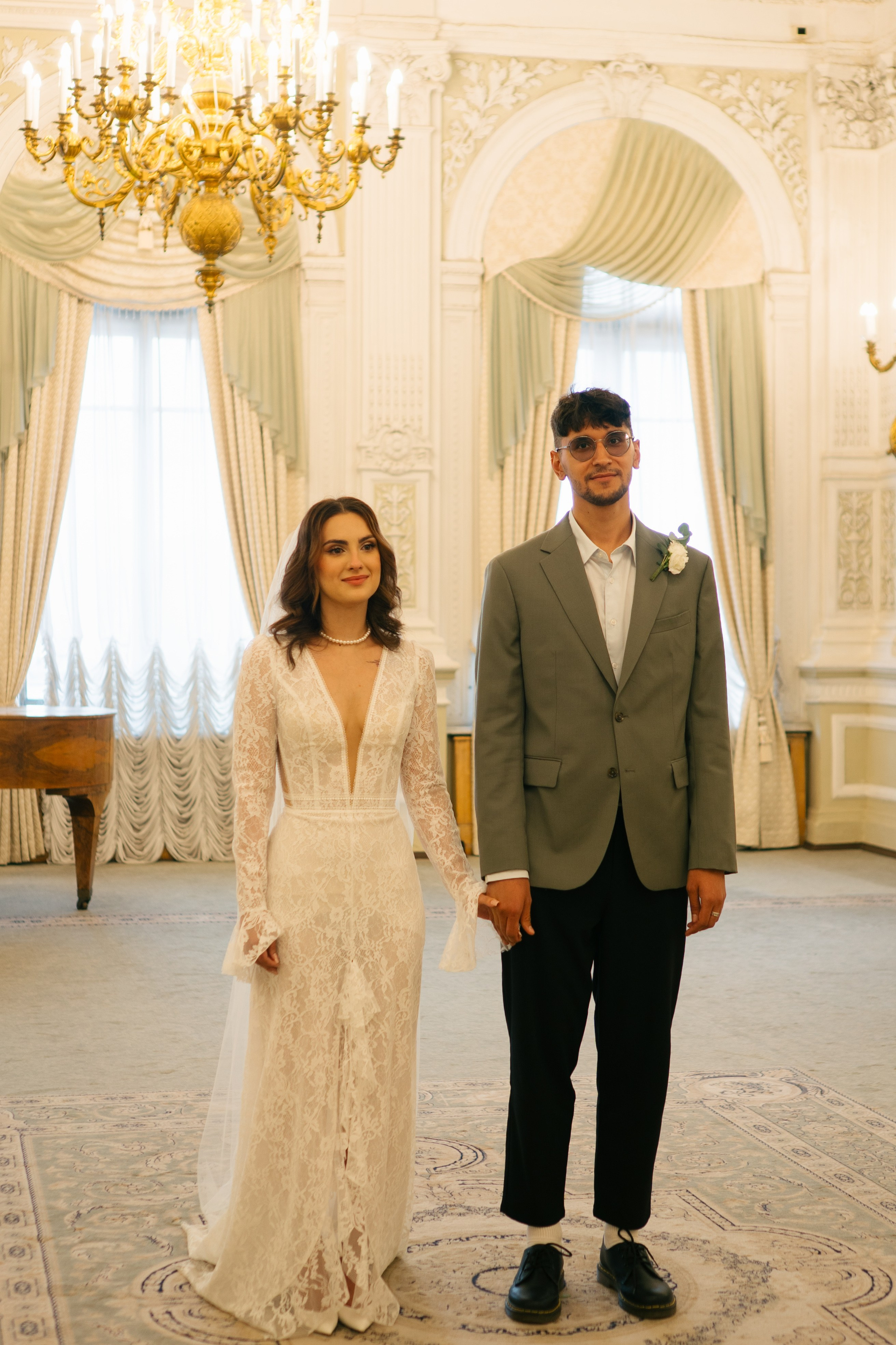 СВАДЕБНАЯ СЬЕМКА В ПЕРВОМ ДВОРЦЕ БРАКОСОЧЕТАНИЯ. Профессиональный фотограф, Санкт-Петербург — Виктория Богомолова