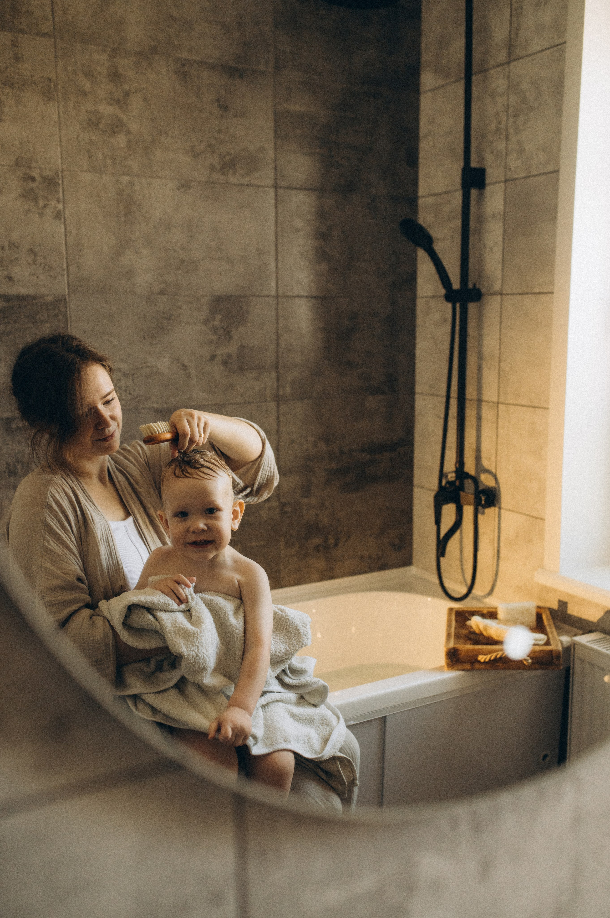 Съемка купания ребенка. Семейный фотограф в Новосибирске Женя Индрикова