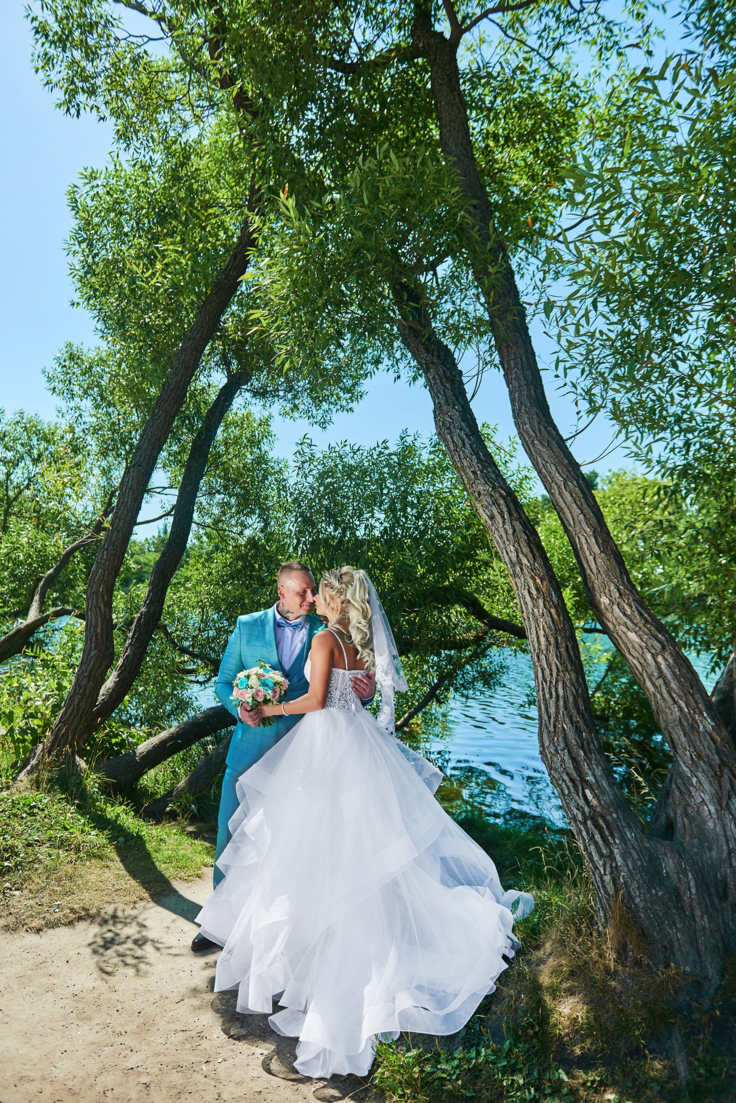Свадебная прогулка в Петергофе. Портретный, семейный и свадебный фотограф в Санкт-Петербурге и в Пушкине Ширяев Денис