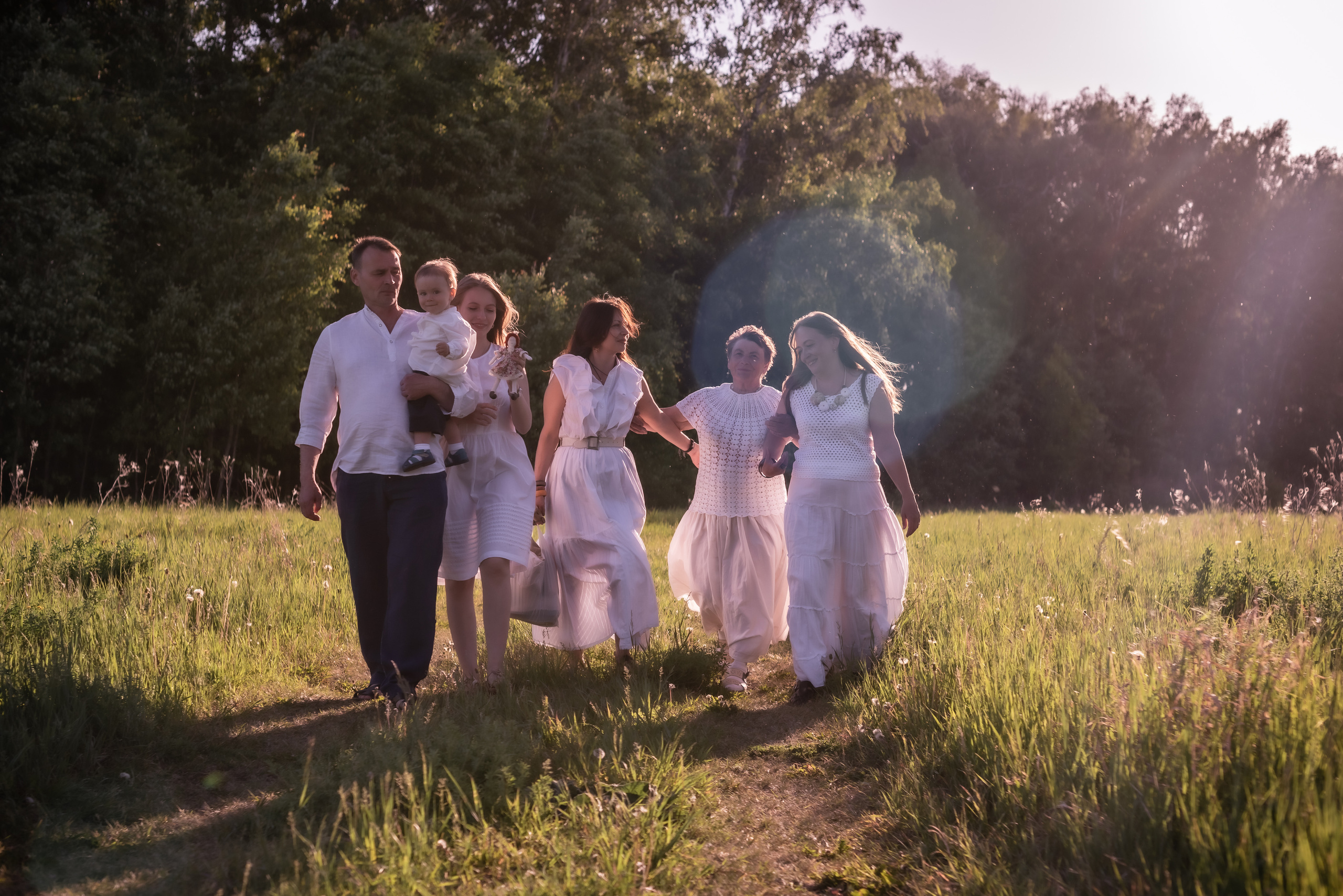 Евгений Павлович и его большая семья. Портретный фотограф из Омска Инна Пономарева