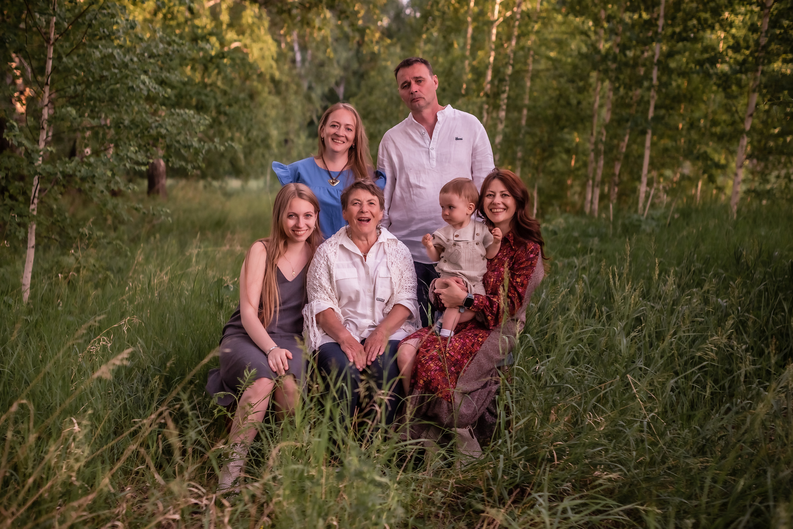 Евгений Павлович и его большая семья. Портретный фотограф из Омска Инна Пономарева