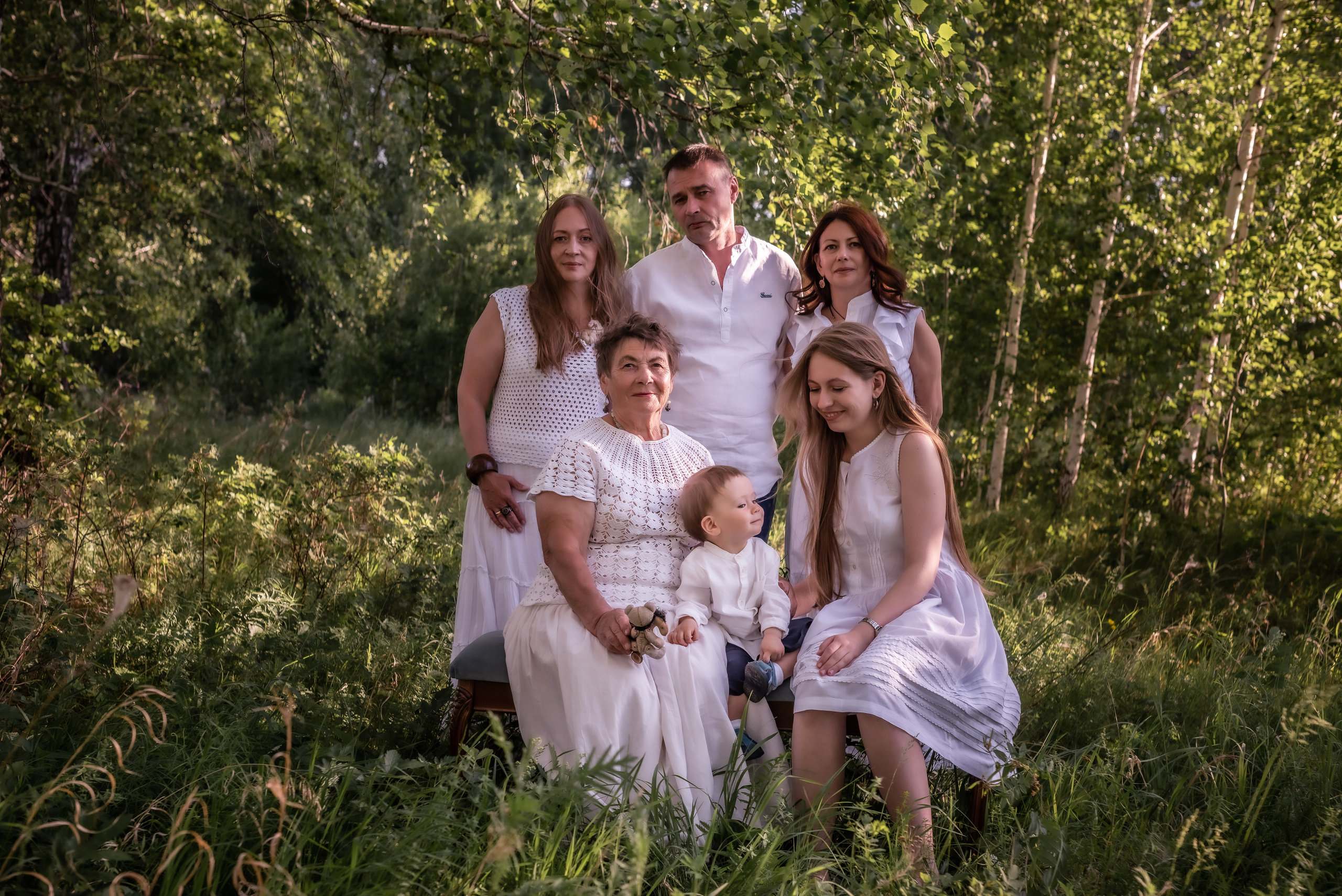 Евгений Павлович и его большая семья. Портретный фотограф из Омска Инна Пономарева