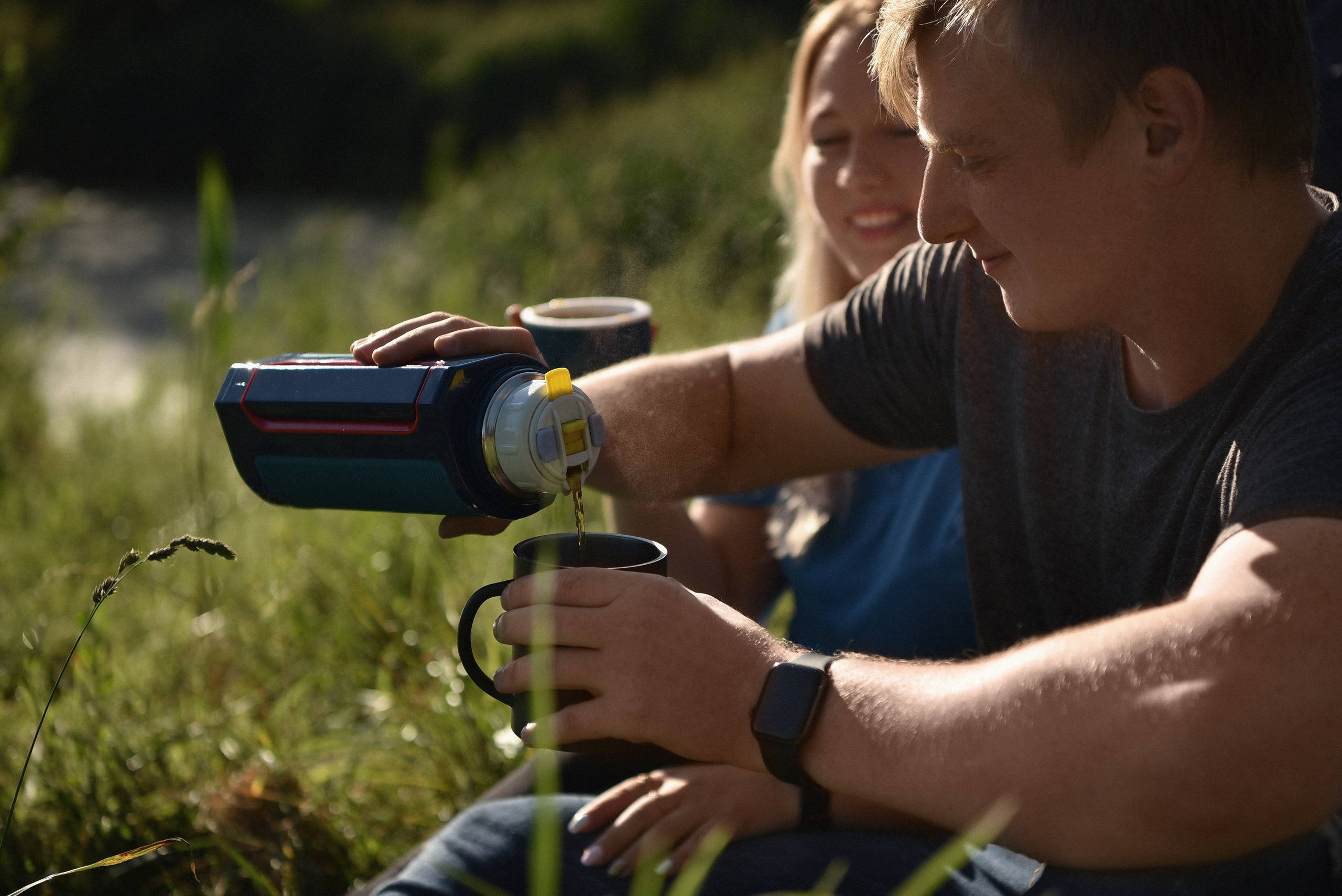 Маша и Серёжа. Отдых на природе