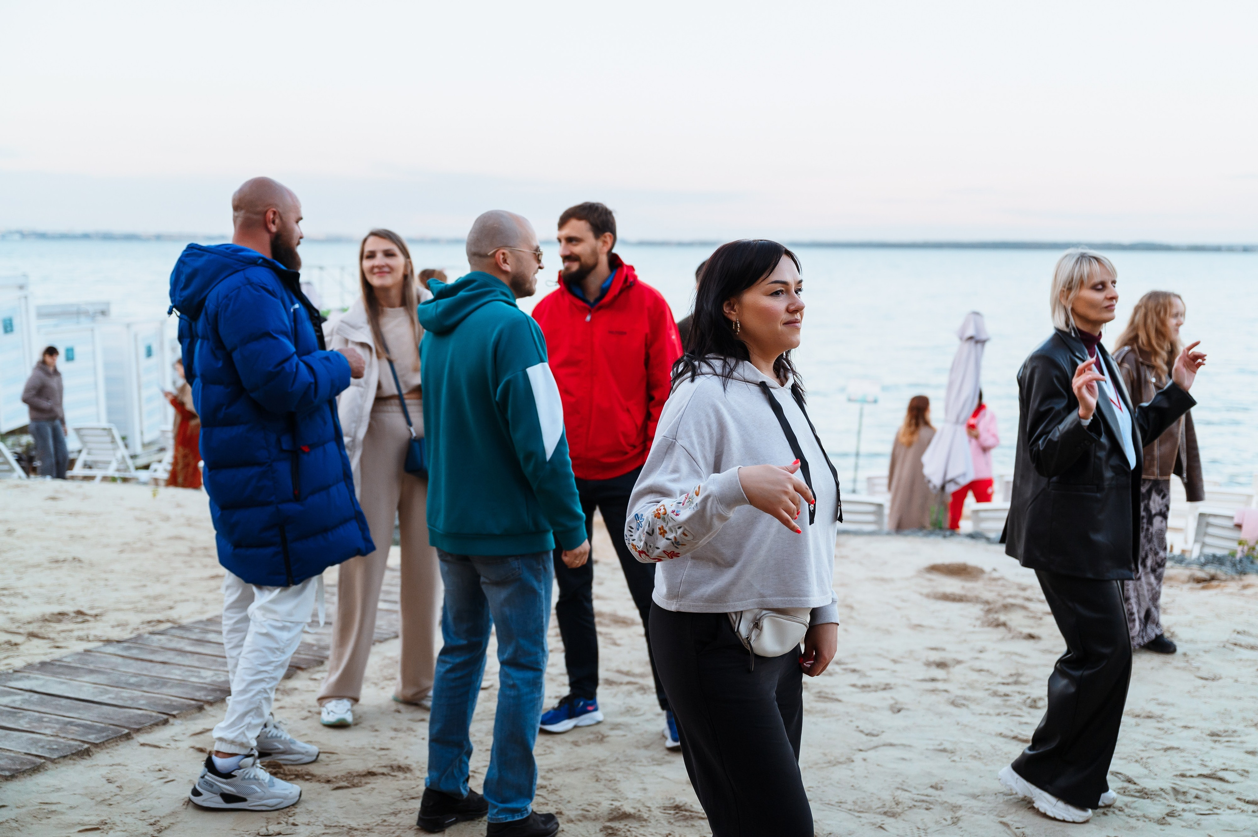 Пляжная вечеринка. Wedding and family photographer USA