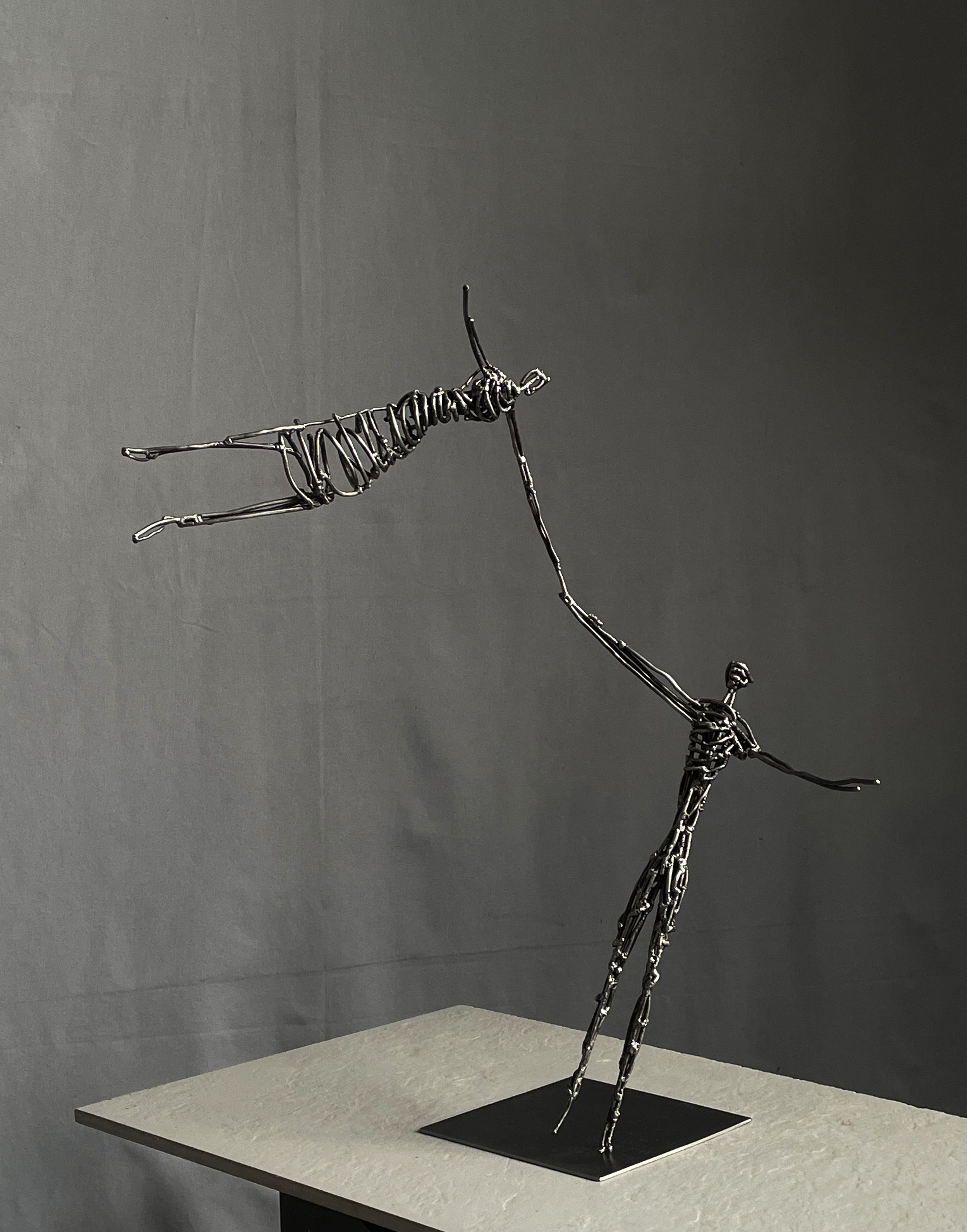 Прогулка / омаж Шагалу Марку Захаровичу _ 2023. Художник — скульптор Антонина Фатхуллина