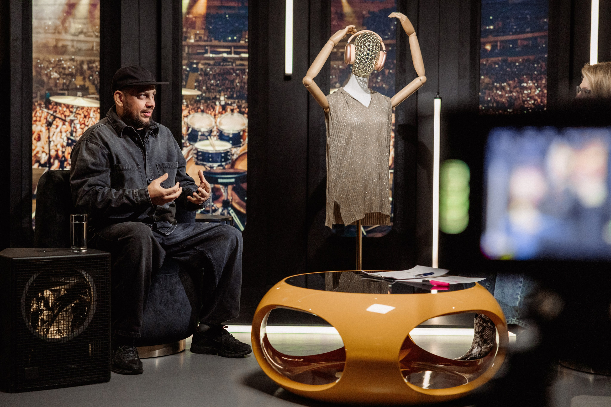 Сергей Бобунец и Роман Бестселлер в подкасте «Невыдуманный хит». ФОТОГРАФ ИРИНА ШАМАТАВА