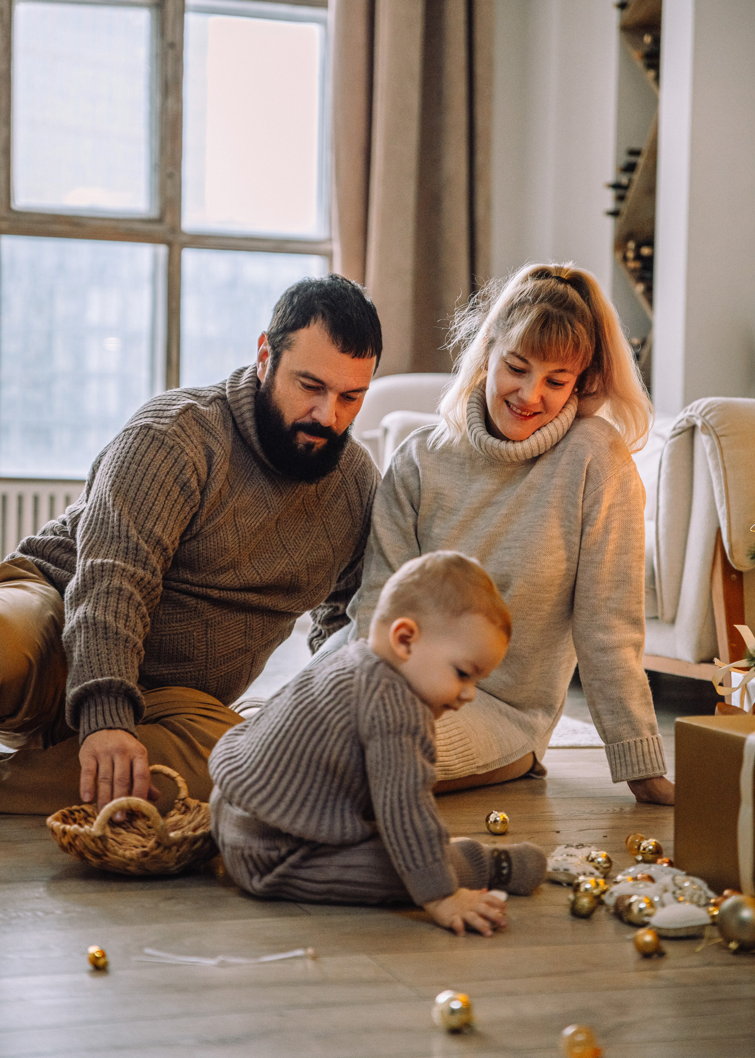 Оля, Леша и Димулька. Семейный фотограф В Москве Александра Дейкун