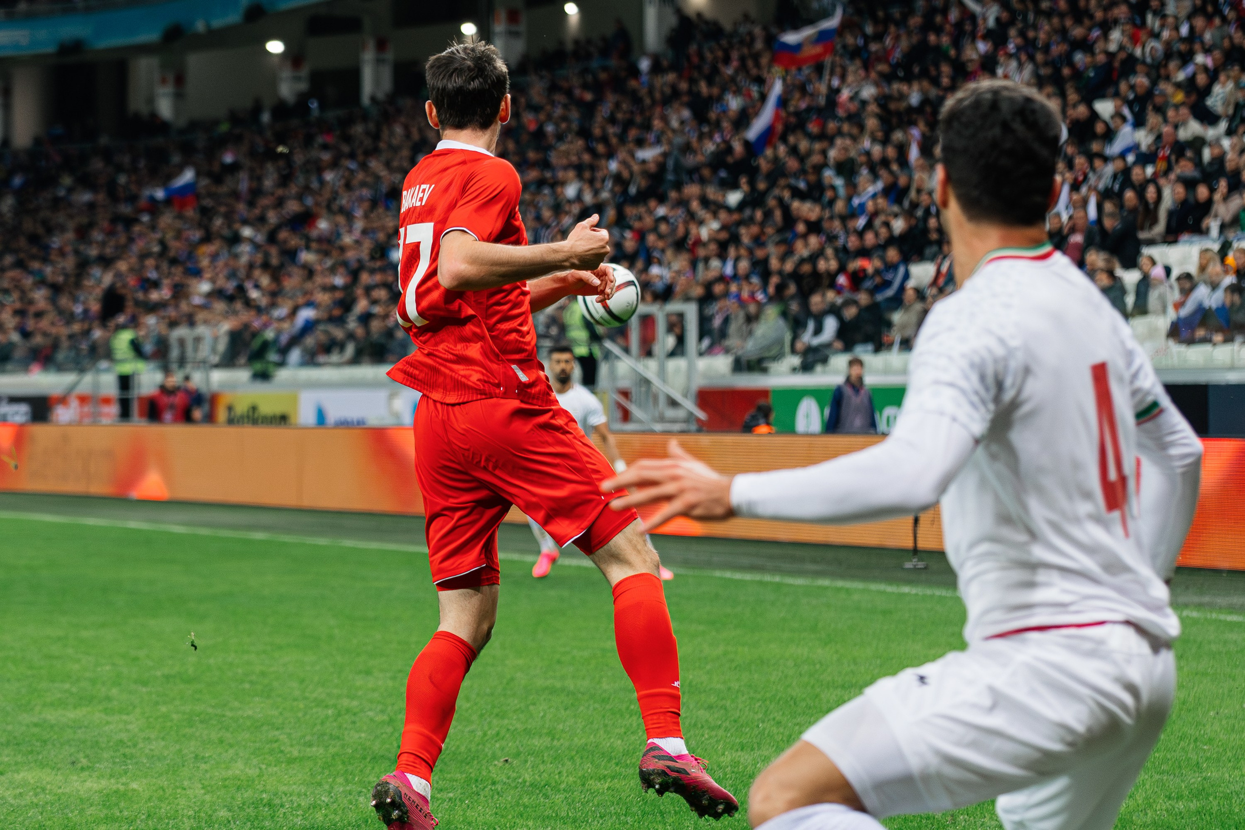 Матч Россия — Иран 2025. Фотограф в Волгограде Виталий Самойлов