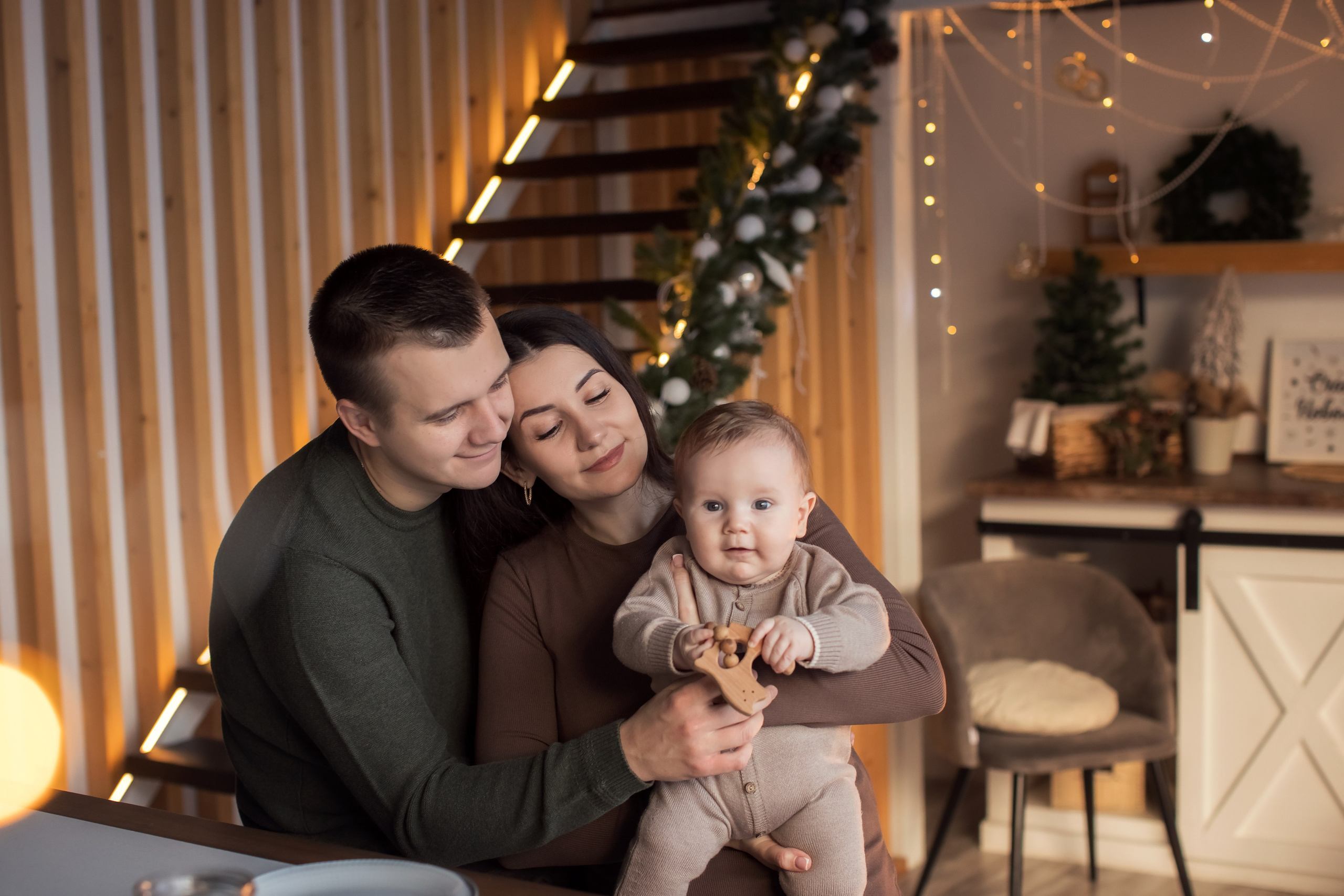 Первый Новый год. Семейный и детский фотограф в Саратове Полина Коткина