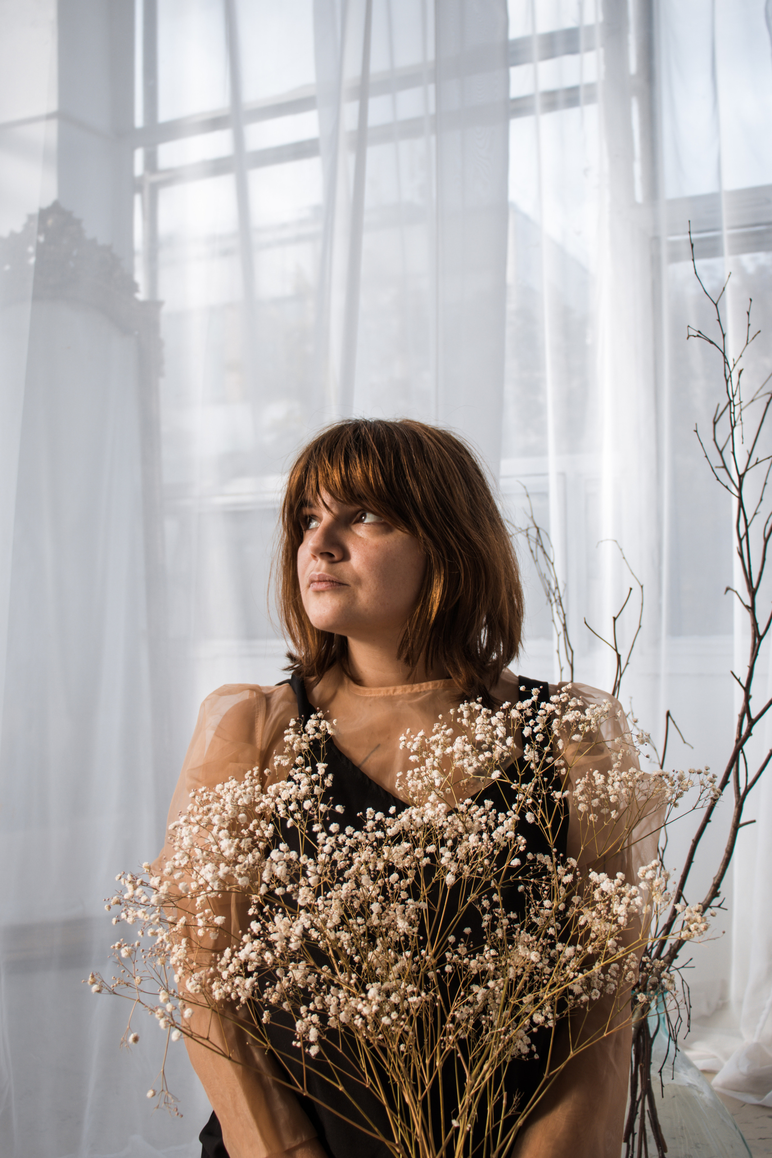 Портретная фотосессия. Обратная сторона фасада | фотограф СПб