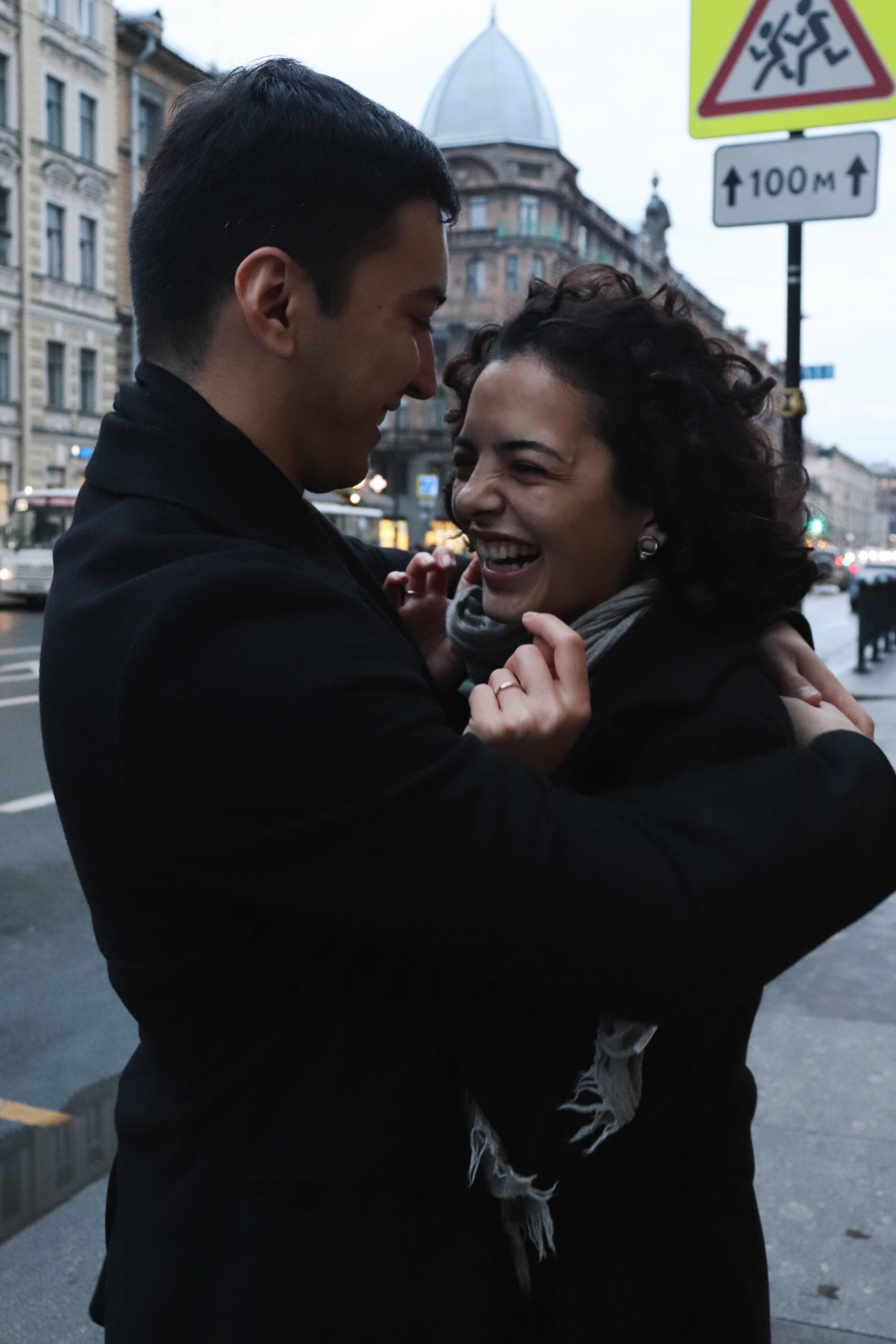 Портретная фотосессия. Обратная сторона фасада | фотограф СПб