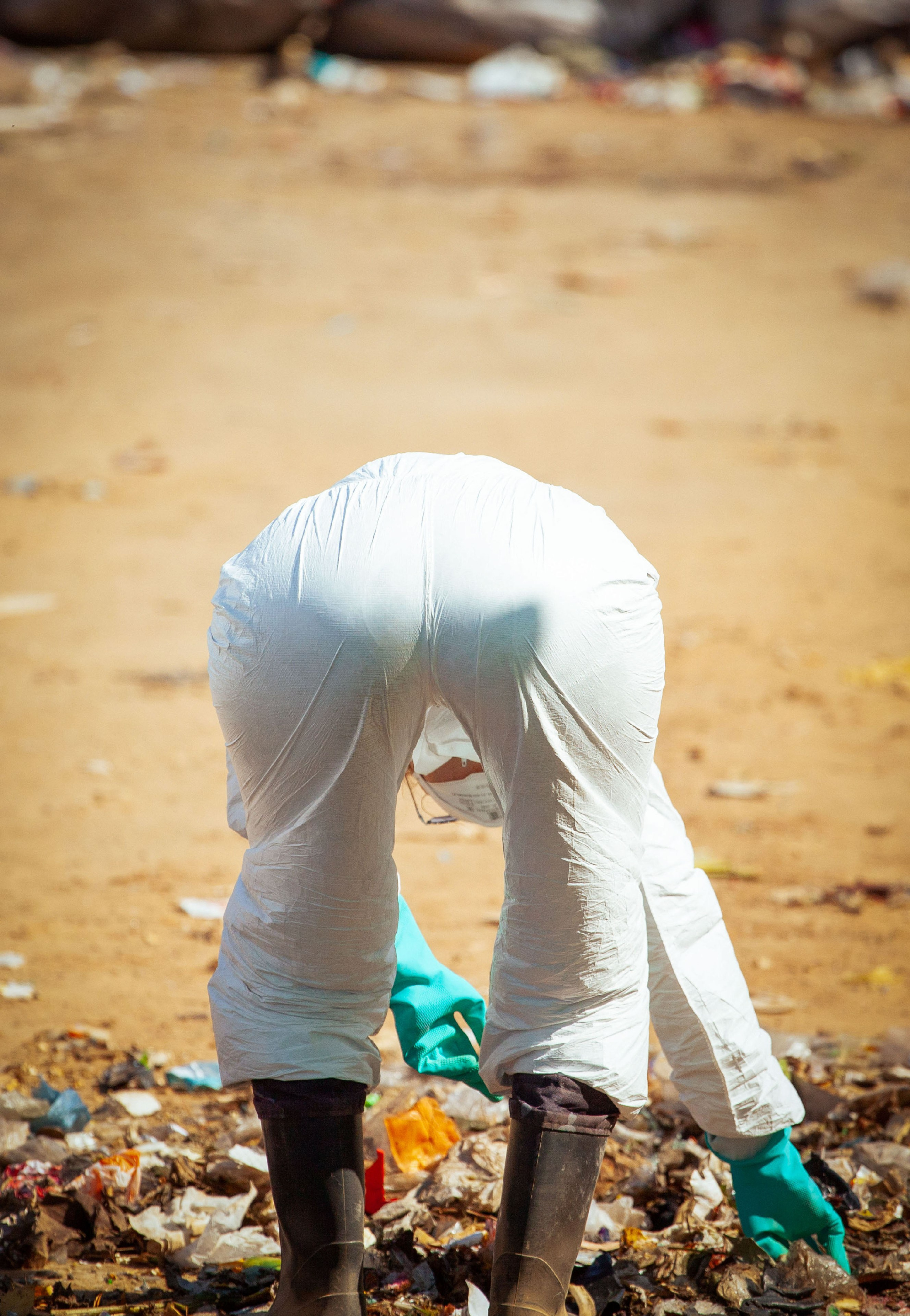 Анализ ижевского полигона ТБО [10-11 августа 2021 г.]. Фотограф Виноградов Константин
