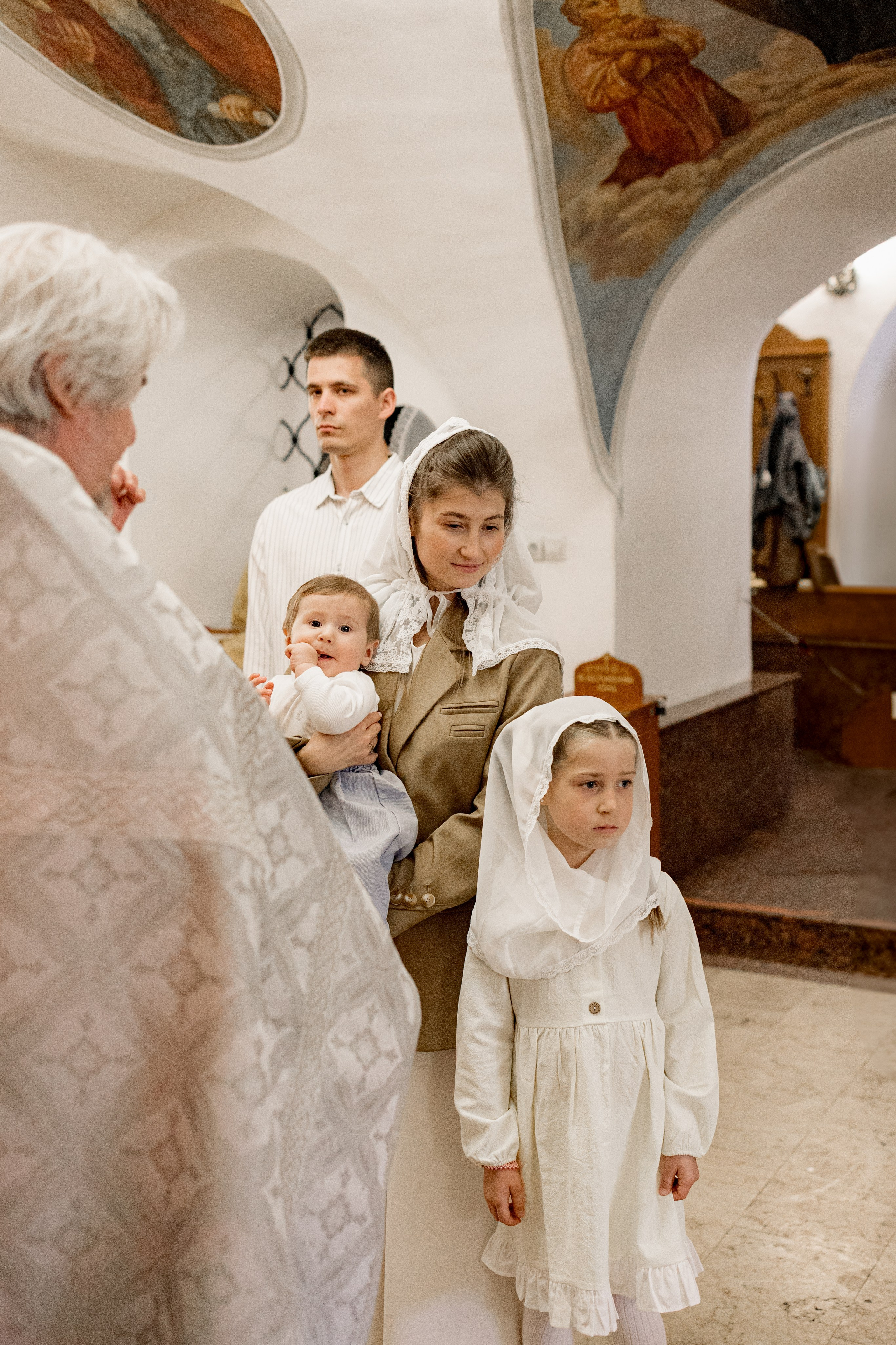 Таинство Крещения Макара. Фотограф новорождённых Newborn Москва