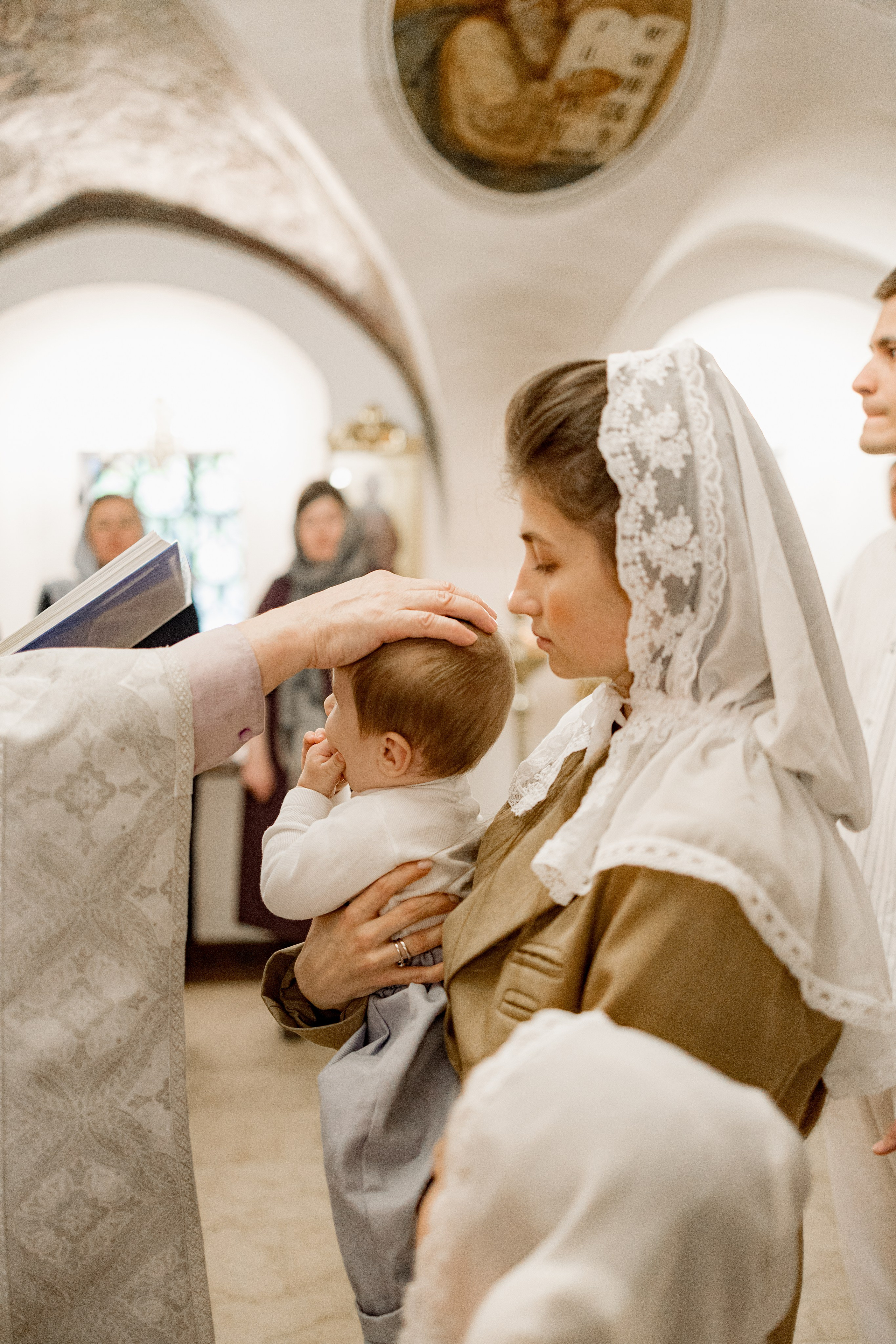 Таинство Крещения Макара. Фотограф новорождённых Newborn Москва