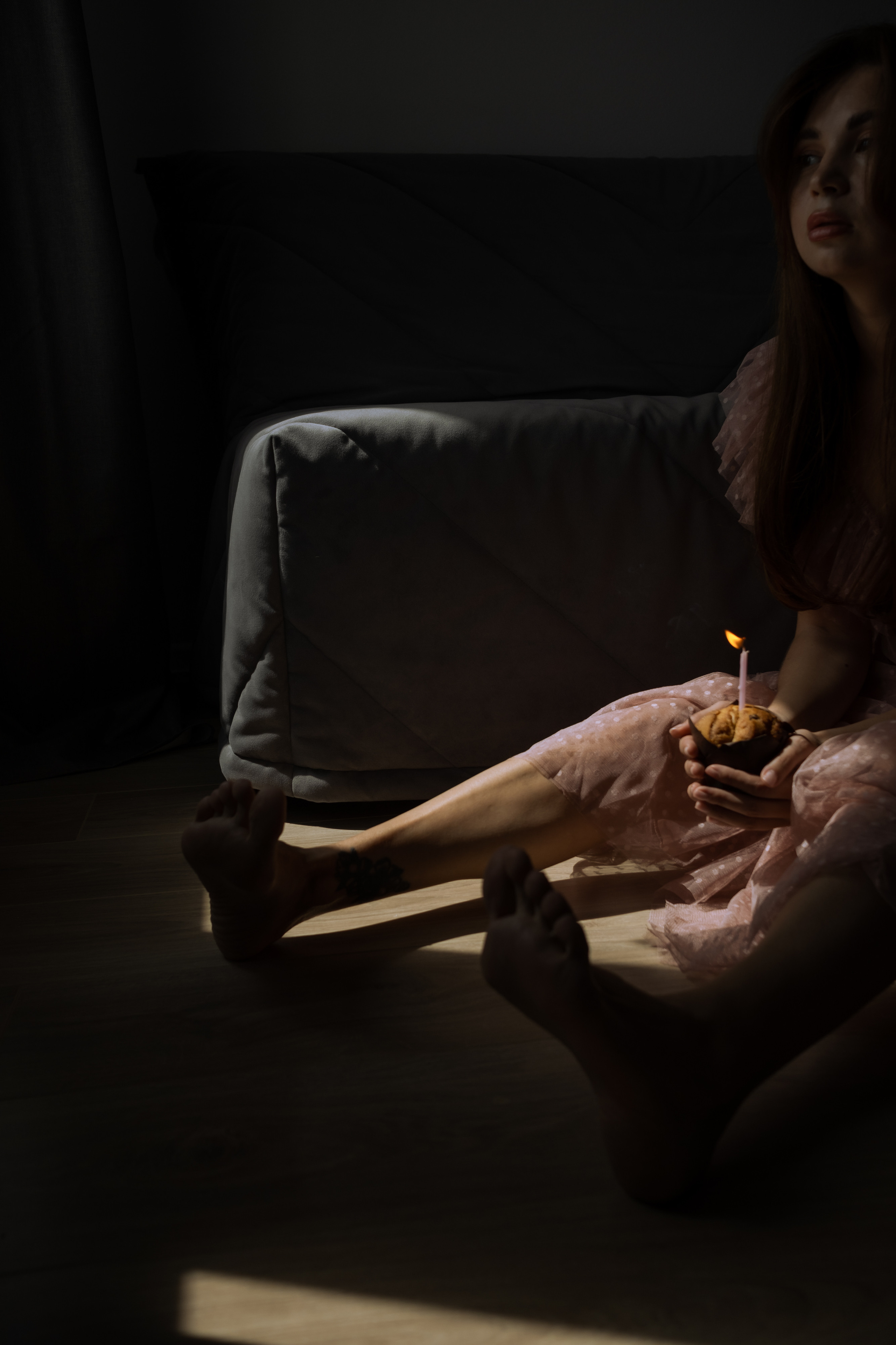 Съемка для себя дома в день рождения. Фотограф в Москве (готова приехать к вам в город)