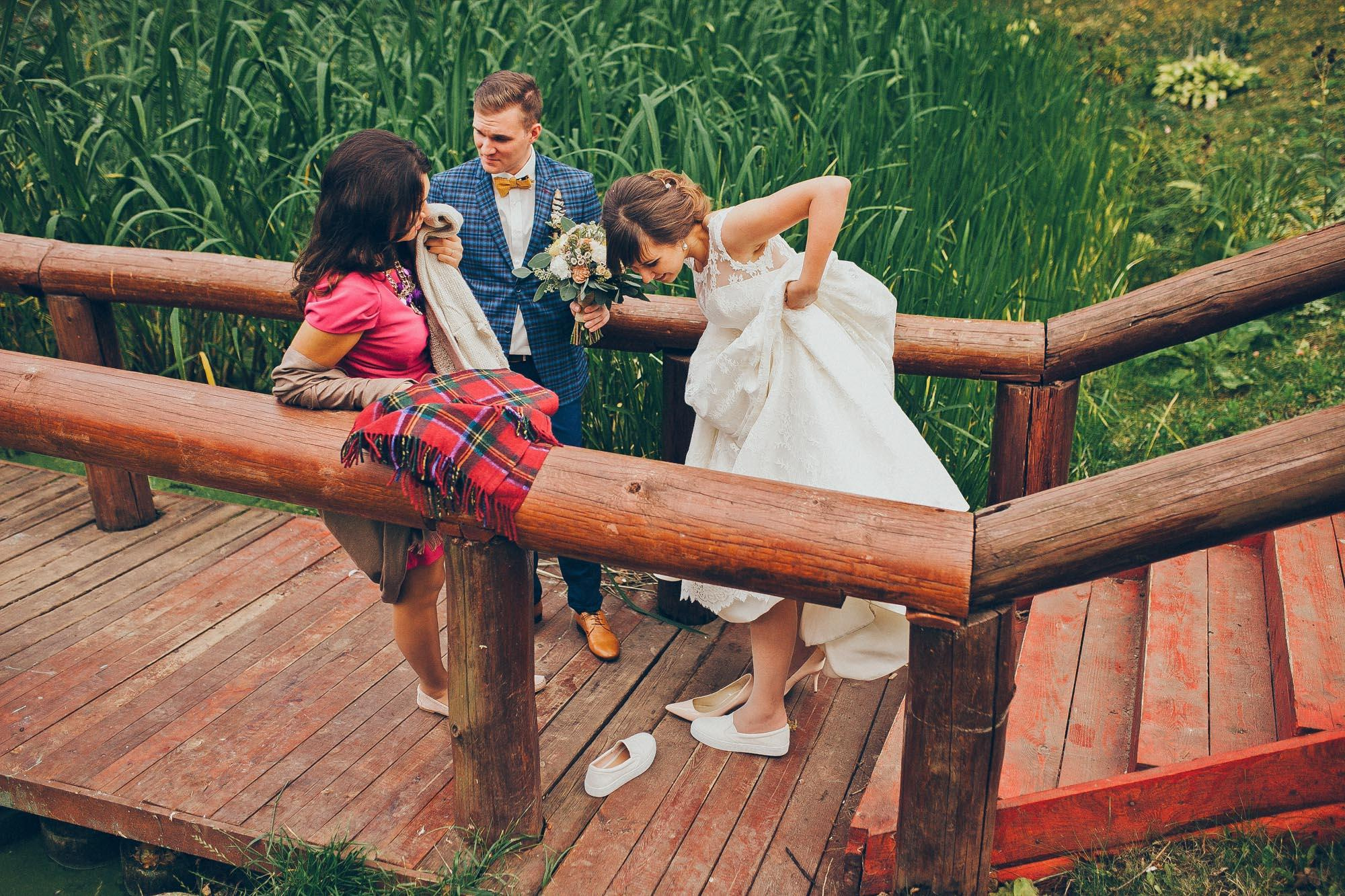 Свадьба Кати и Димы. Домашние сборы и прогулка в Мещерском парке. Фотограф в Москве (готова приехать к вам в город)