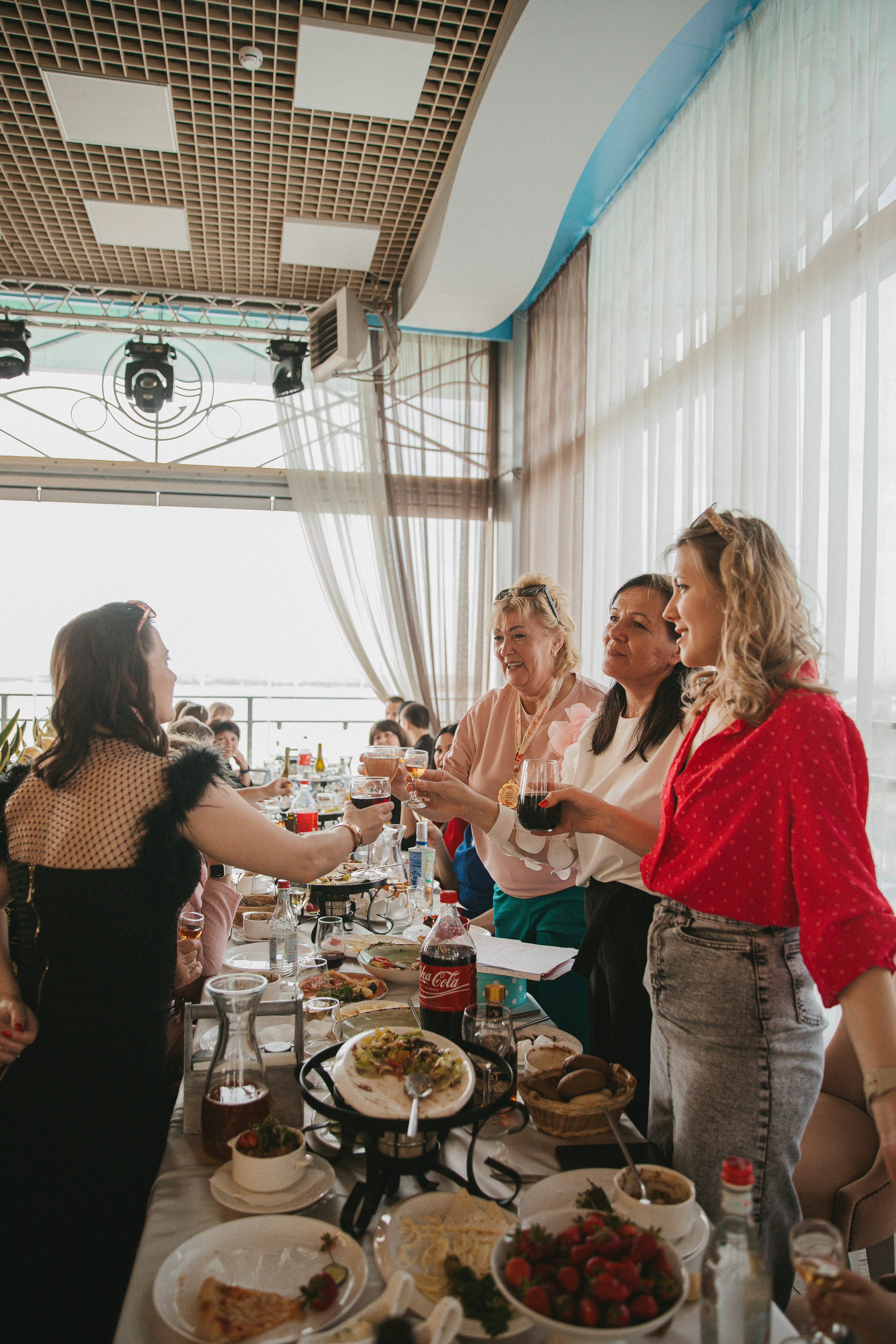 Репортаж в кафе