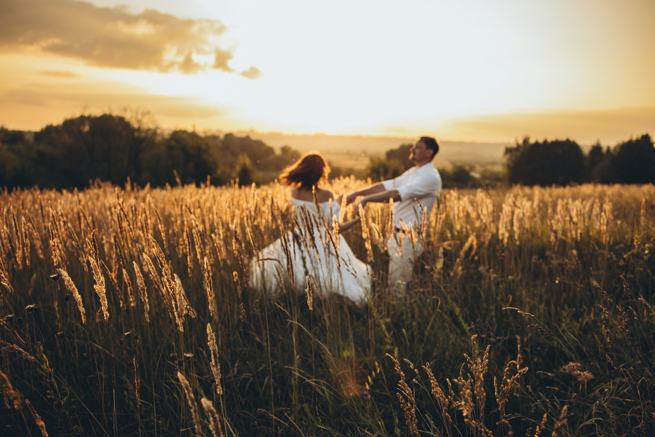 Свадебная love-story на закате