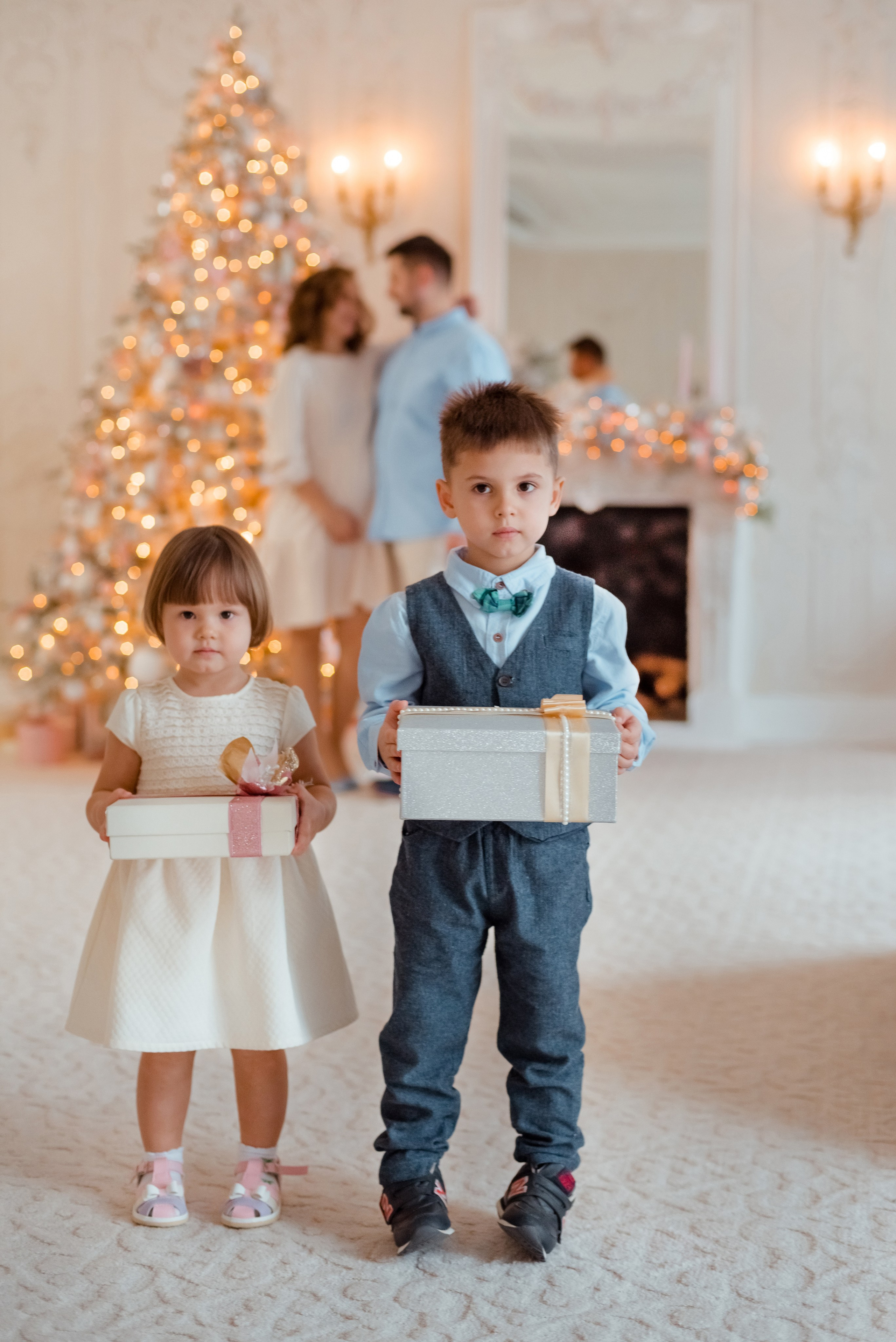 Семейная новогодняя фотосессия. Фотограф Юлия Кондратьева