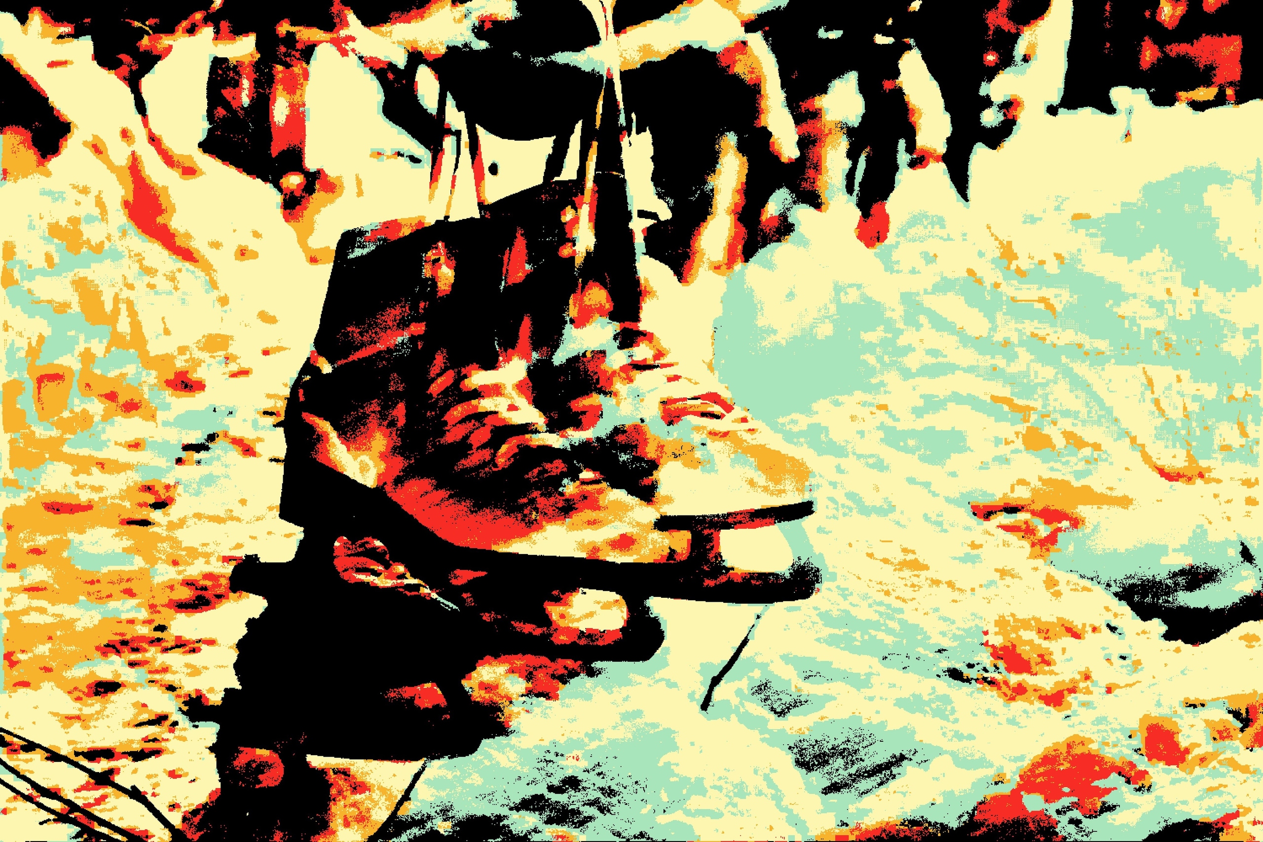 Сказочный лёд. Визуальный арт пиксельный художник Василь Пиксель