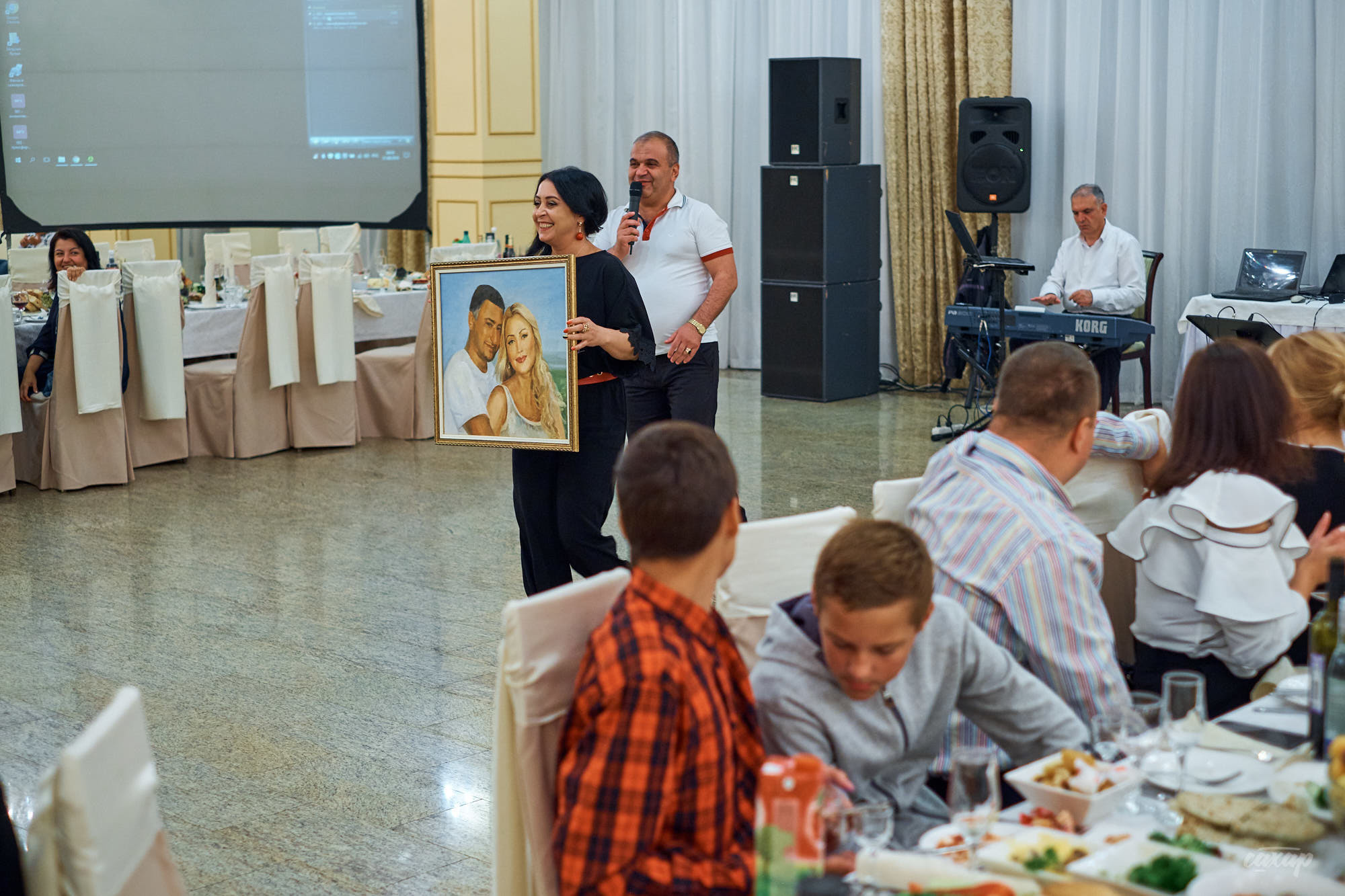 День рождение Сергея и Галины. Фотограф на банкет в Екатеринбурге Юра. Профессиональный фотограф в Екатеринбурге Юра Сахар