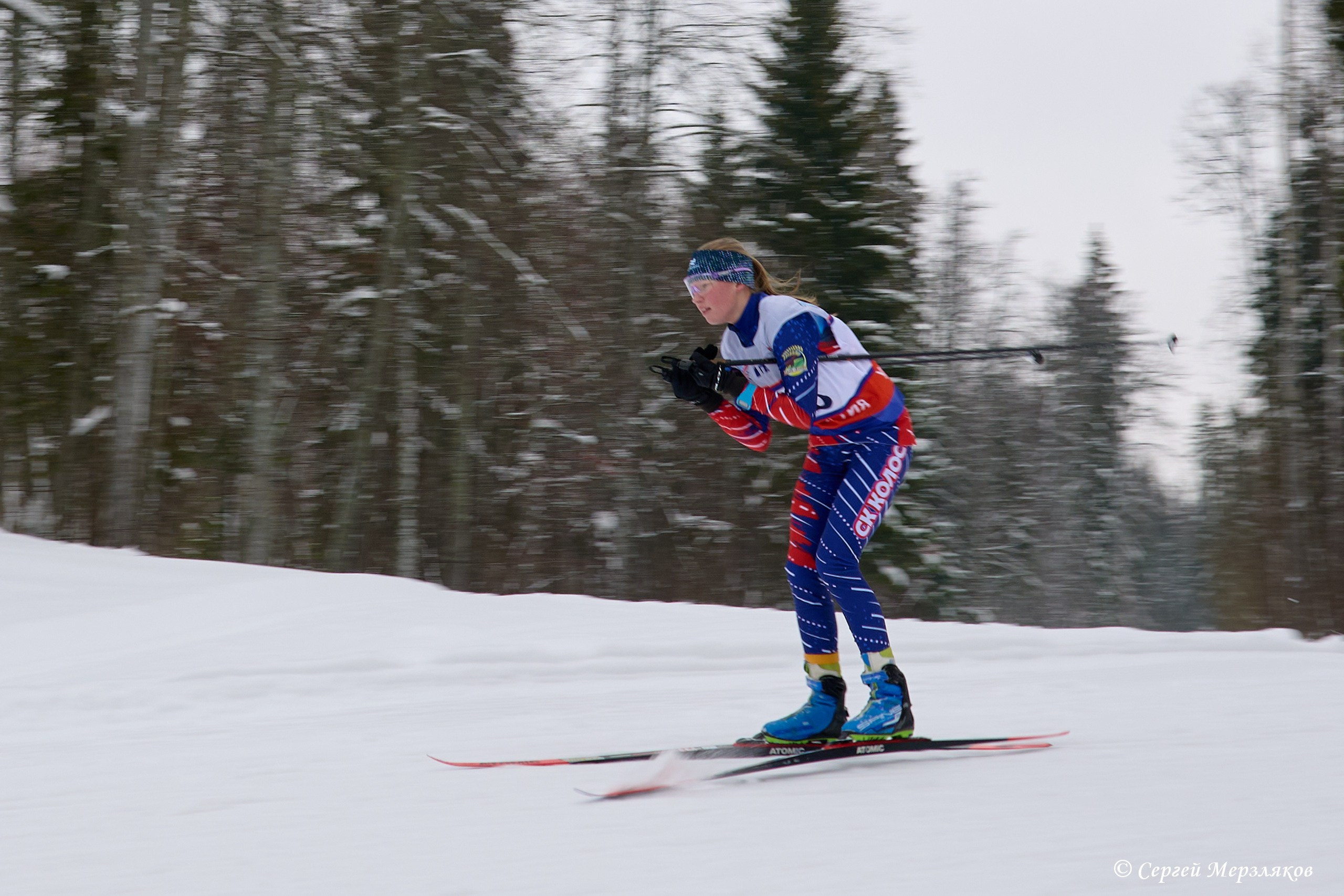 Всероссийские соревнования по лыжным гонкам на призы ЗМС Галины Кулаковой. Спортивный репортажный фотограф в Ижевске Сергей Мерзляков