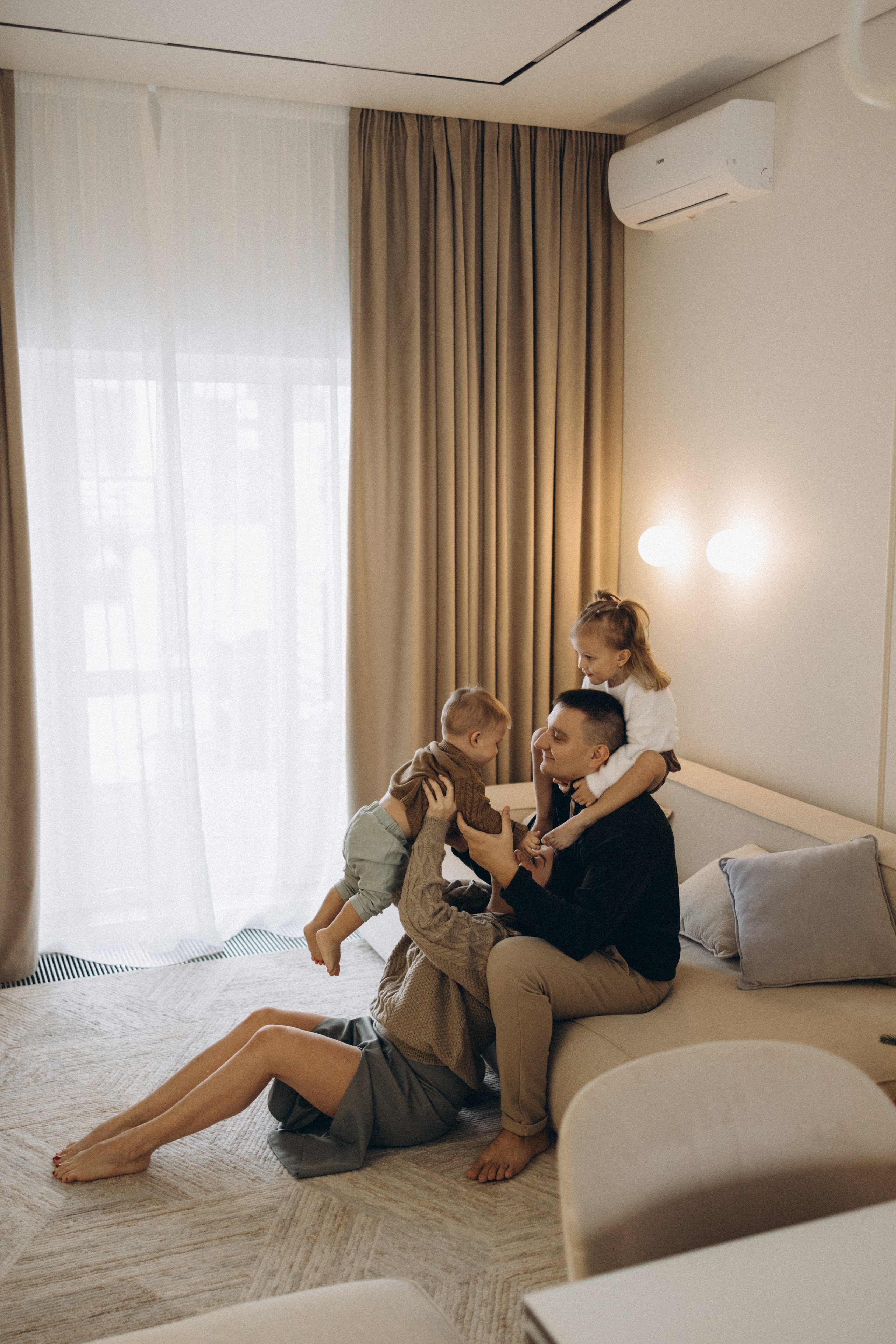 Новый года дома. Семейный и детский фотограф в Тюмени Вика Алленова