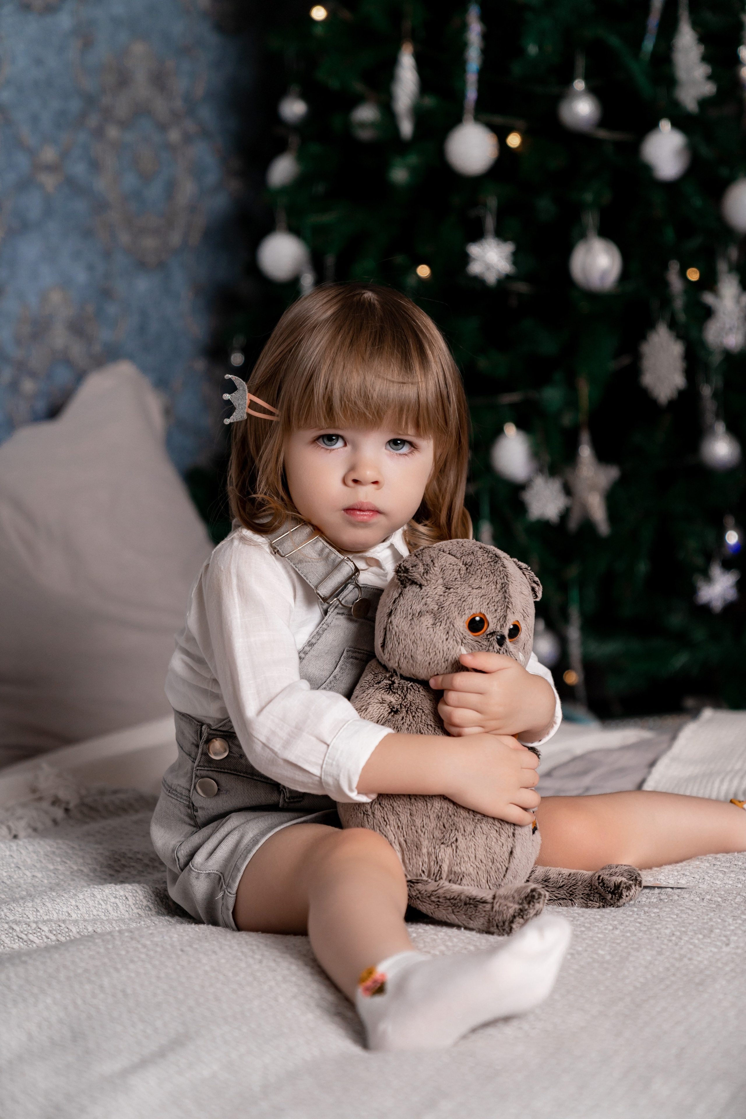 Новогодняя фотостудия. Семейный фотограф СПб Анастасия Василь. Фотосессия на годик