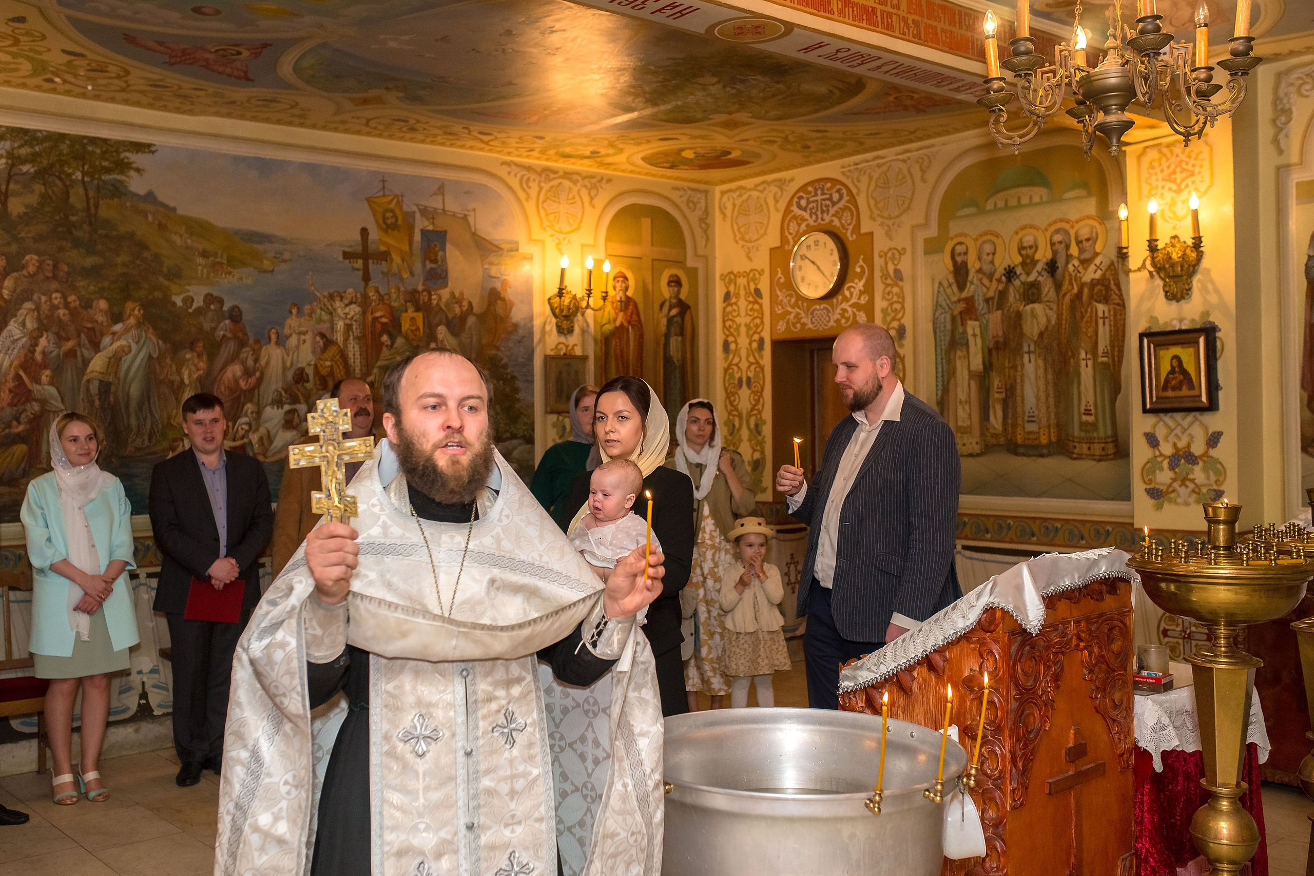 Крещение в Тропарёво. Фотограф Владимир Артамонов