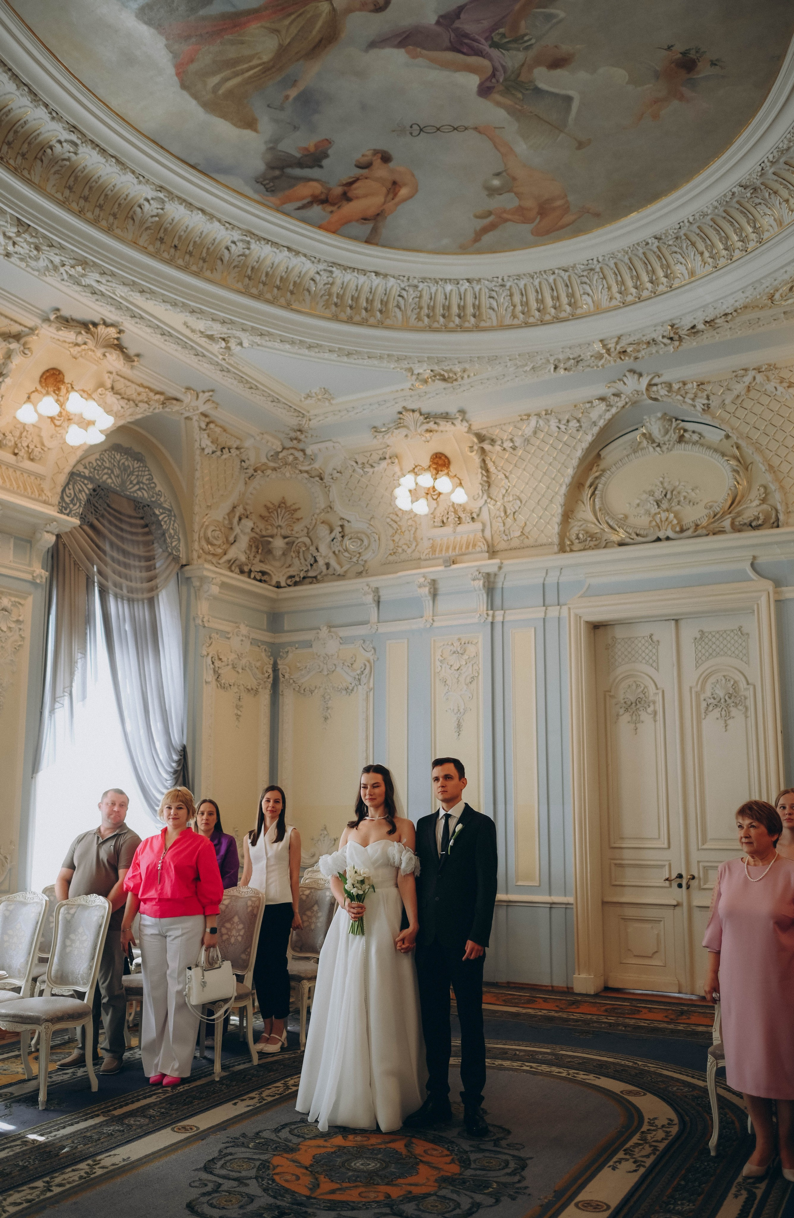 Роспись во 2 дворце. Ксения и Иван. Семейный и свадебный фотограф в Санкт-Петербурге Яна