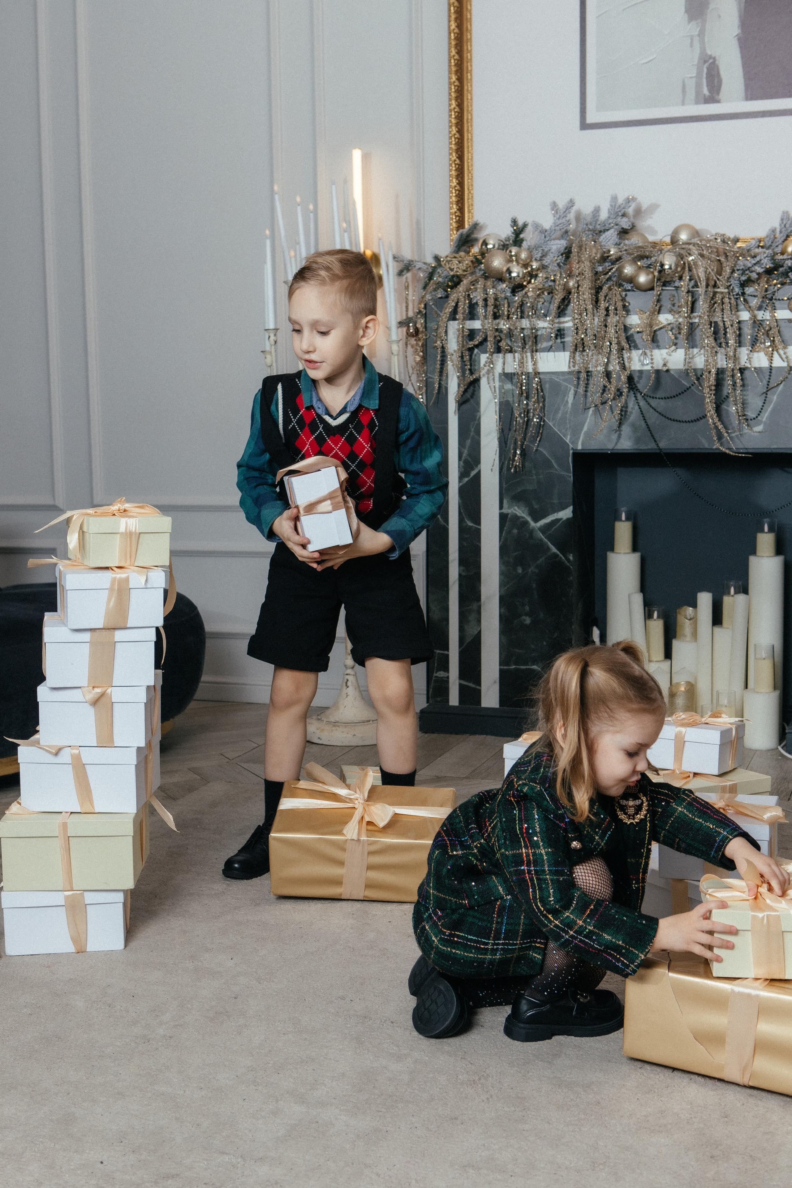 Новогодняя семейная фотосессия. Фотограф в Москве Серегина Екатерина