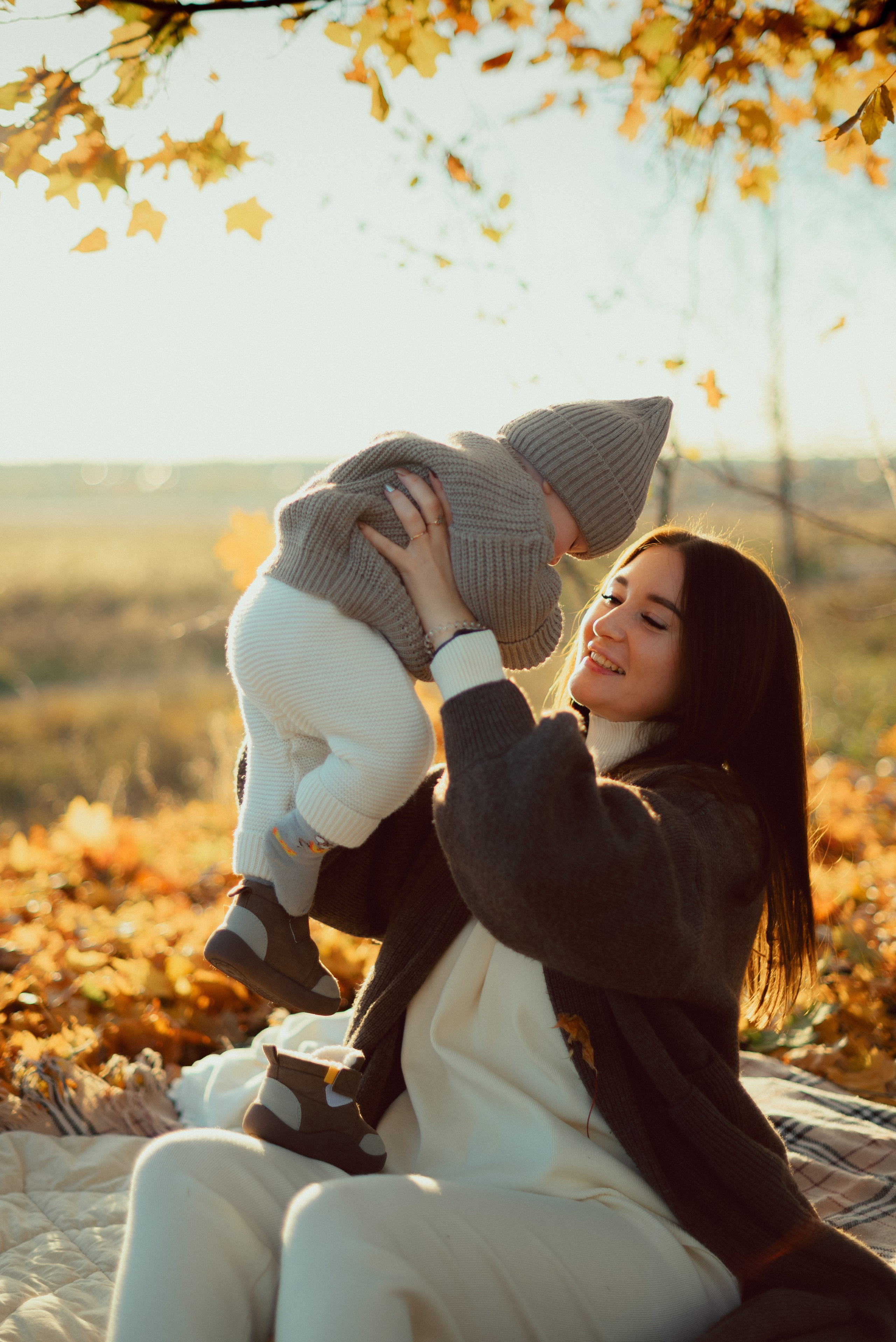 Мамочки осенью. Семейный и детский фотограф в Щелково Алена Дробот