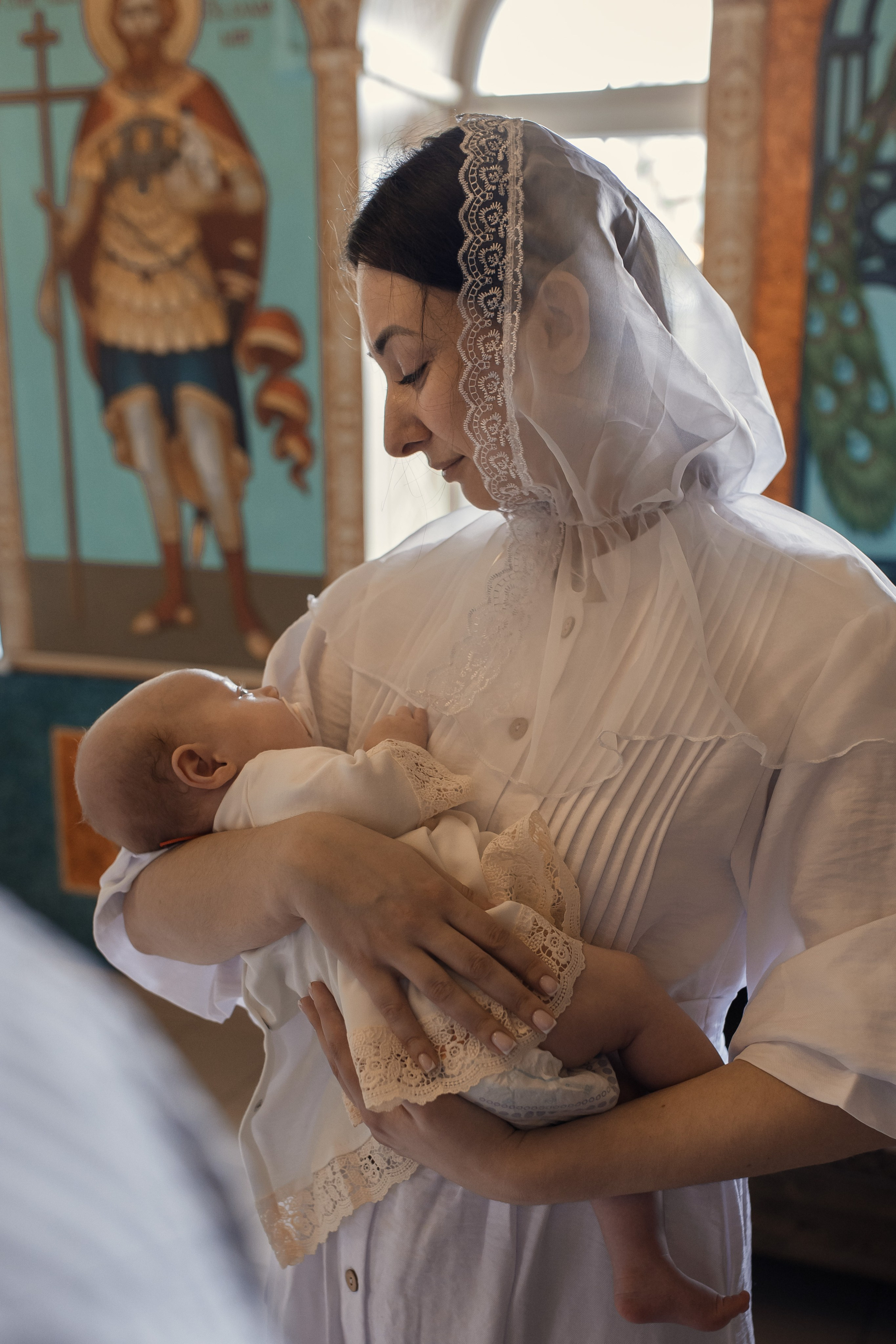 Крещение в Храме св. Андрея Боголюбского на Волжском б-р. Профессиональный фотограф в Москве и Мо Мария Шантарёва