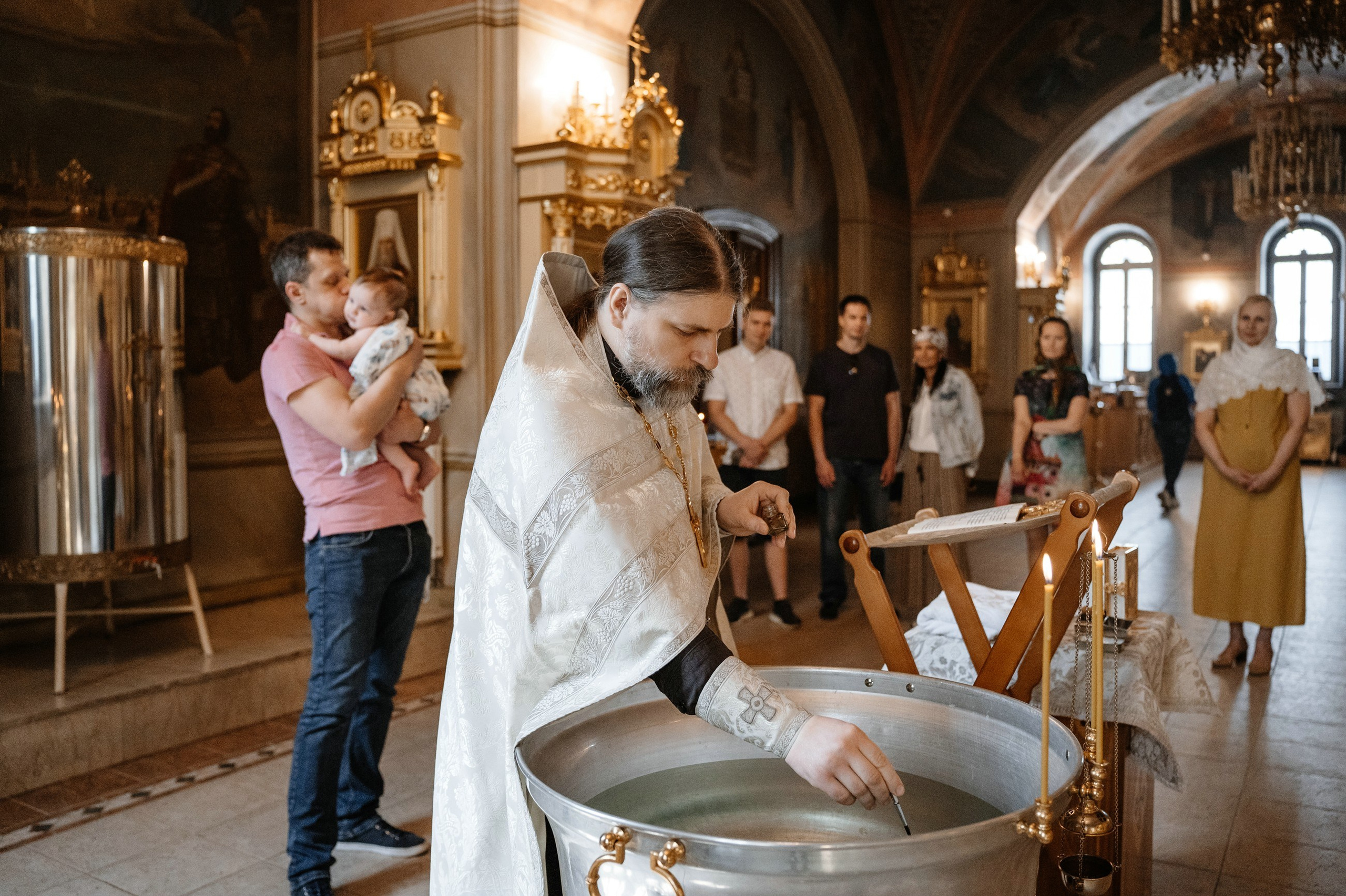 Крестины ребенка фото.