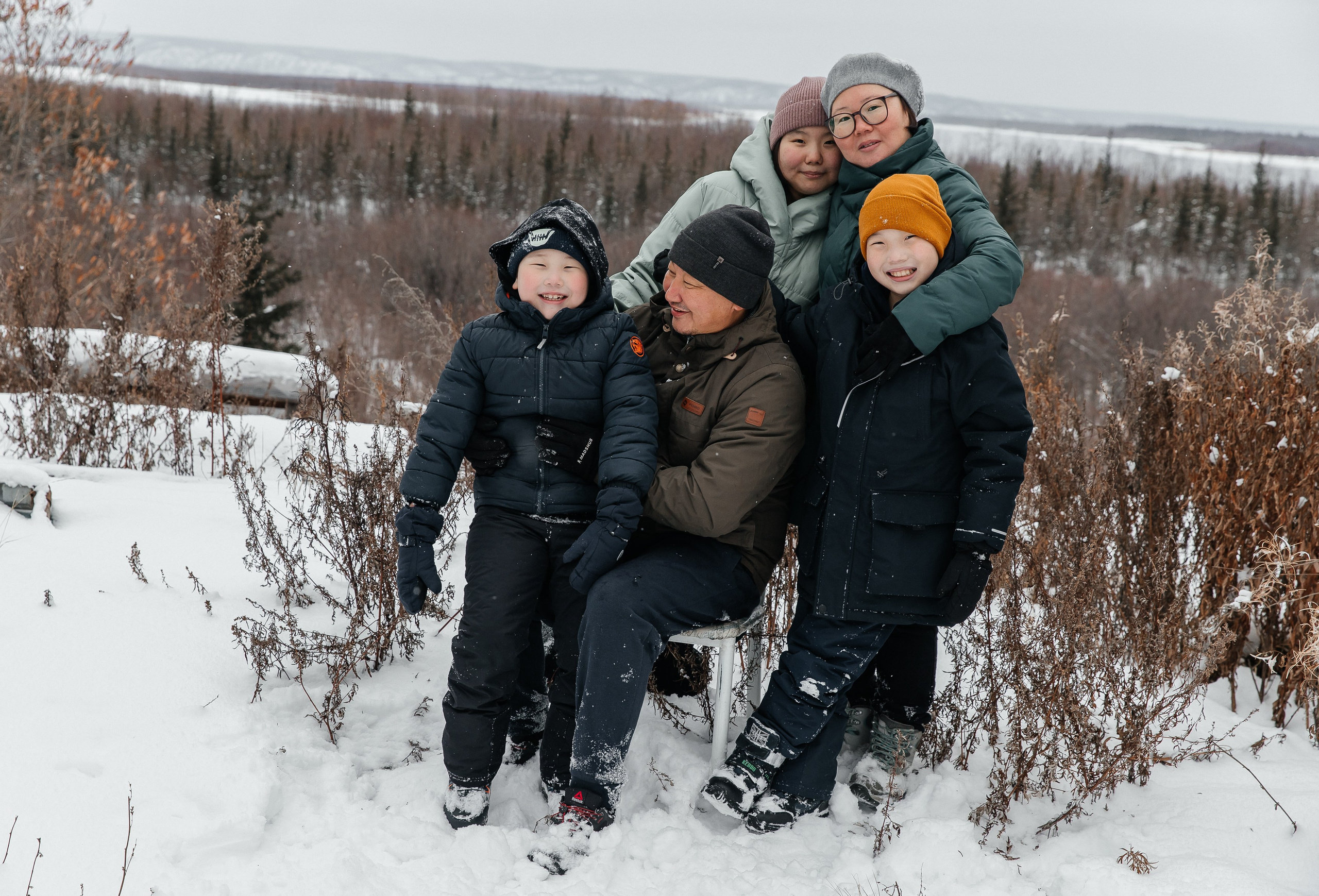 Степановы. Воронистая Анастасия. Фотограф Якутия, Томпонский район