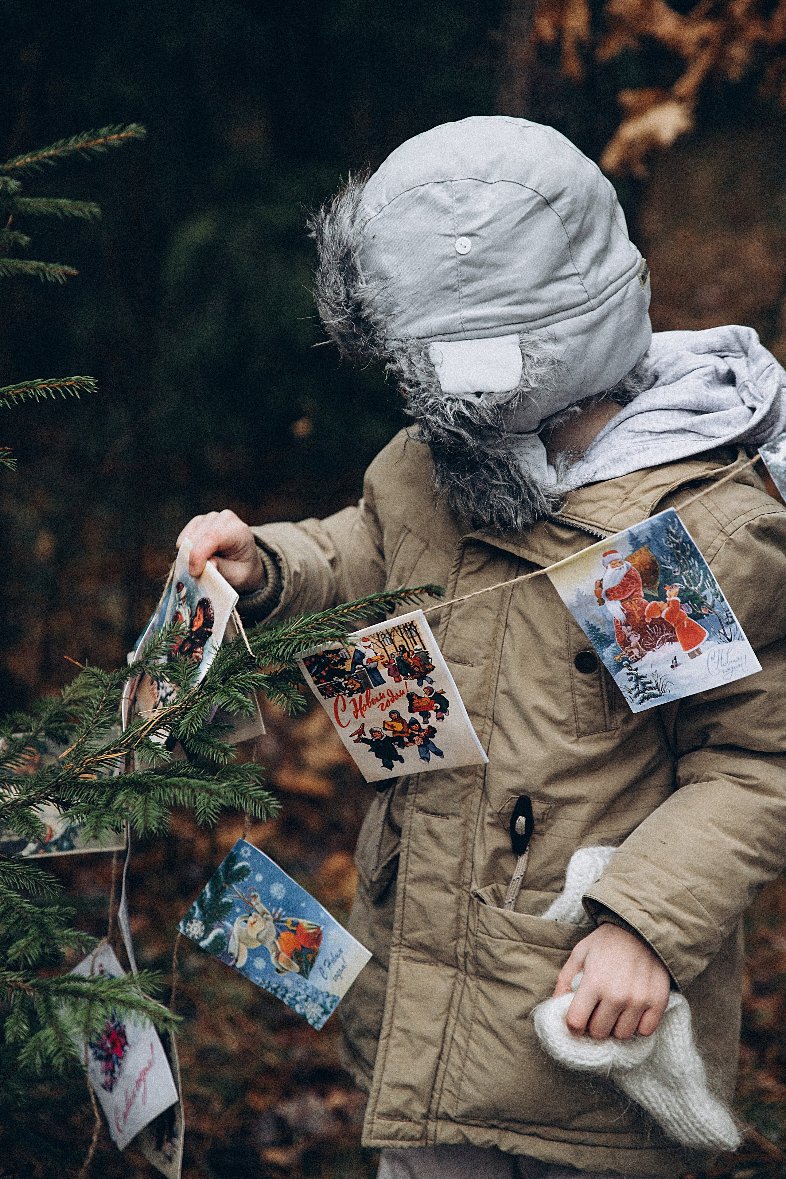 Елка в лесу. Репортажный и детский фотограф в Минске