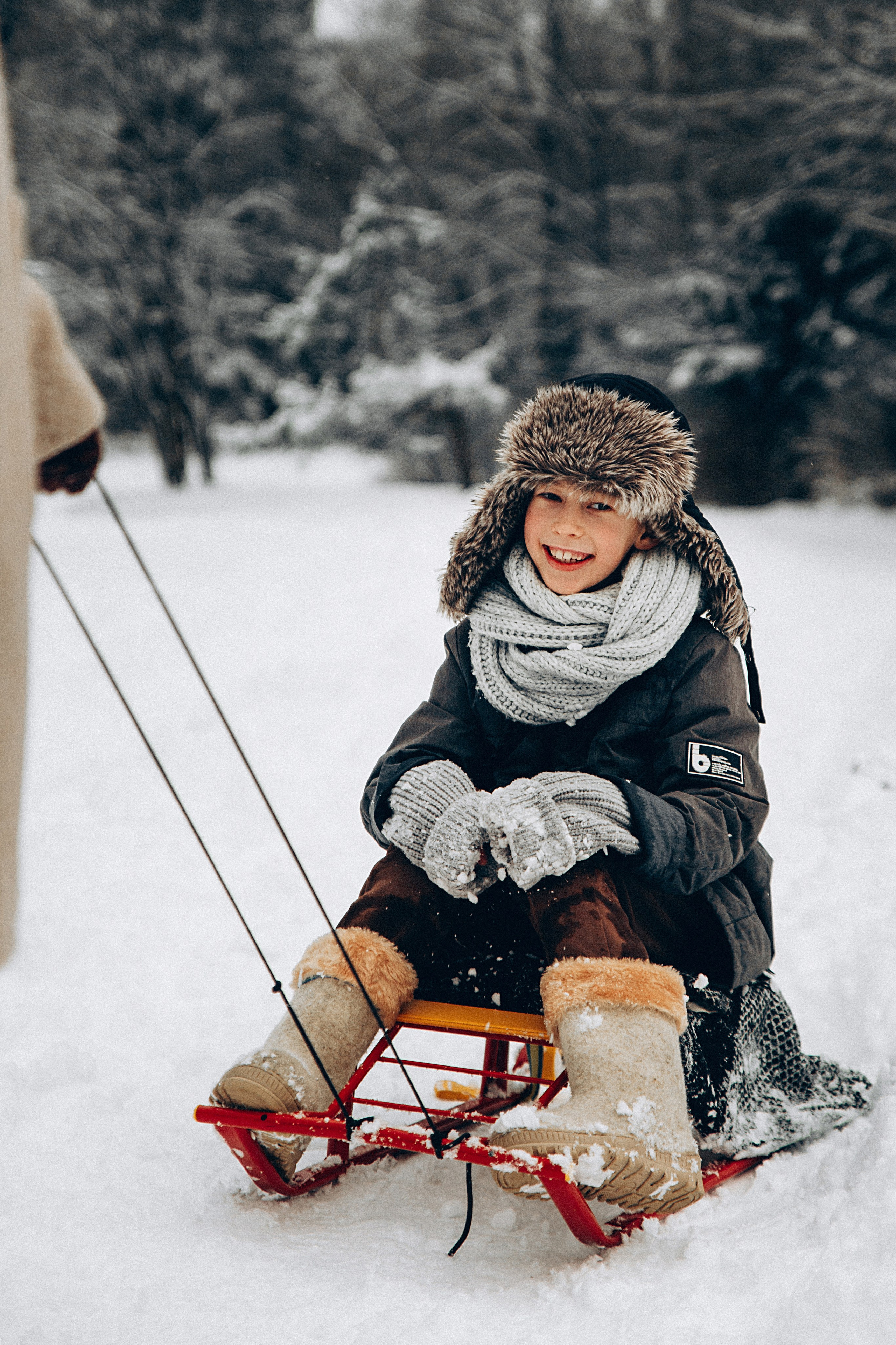 Зимние радости. Репортажный и детский фотограф в Минске