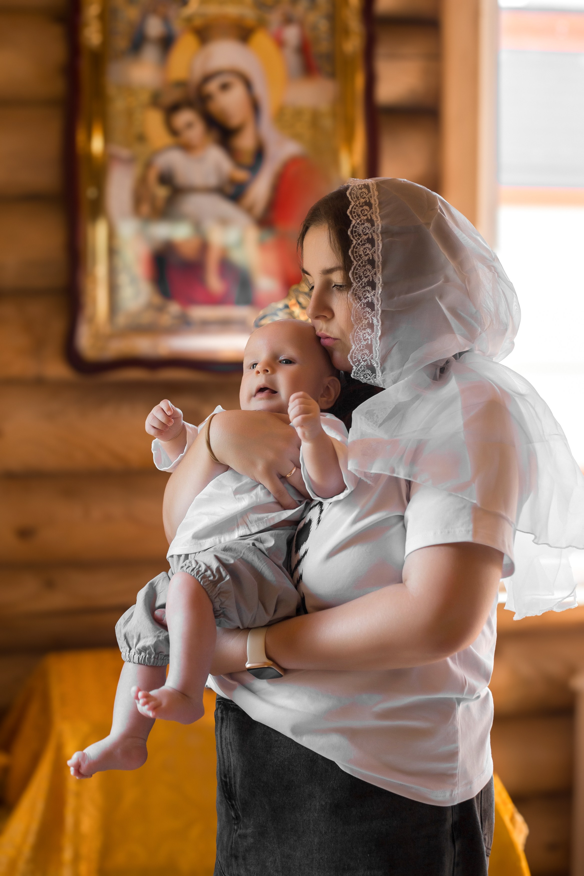 Крещение Федора. Портретный, семейный, свадебный фотограф в Брянске Маргарита Василькова