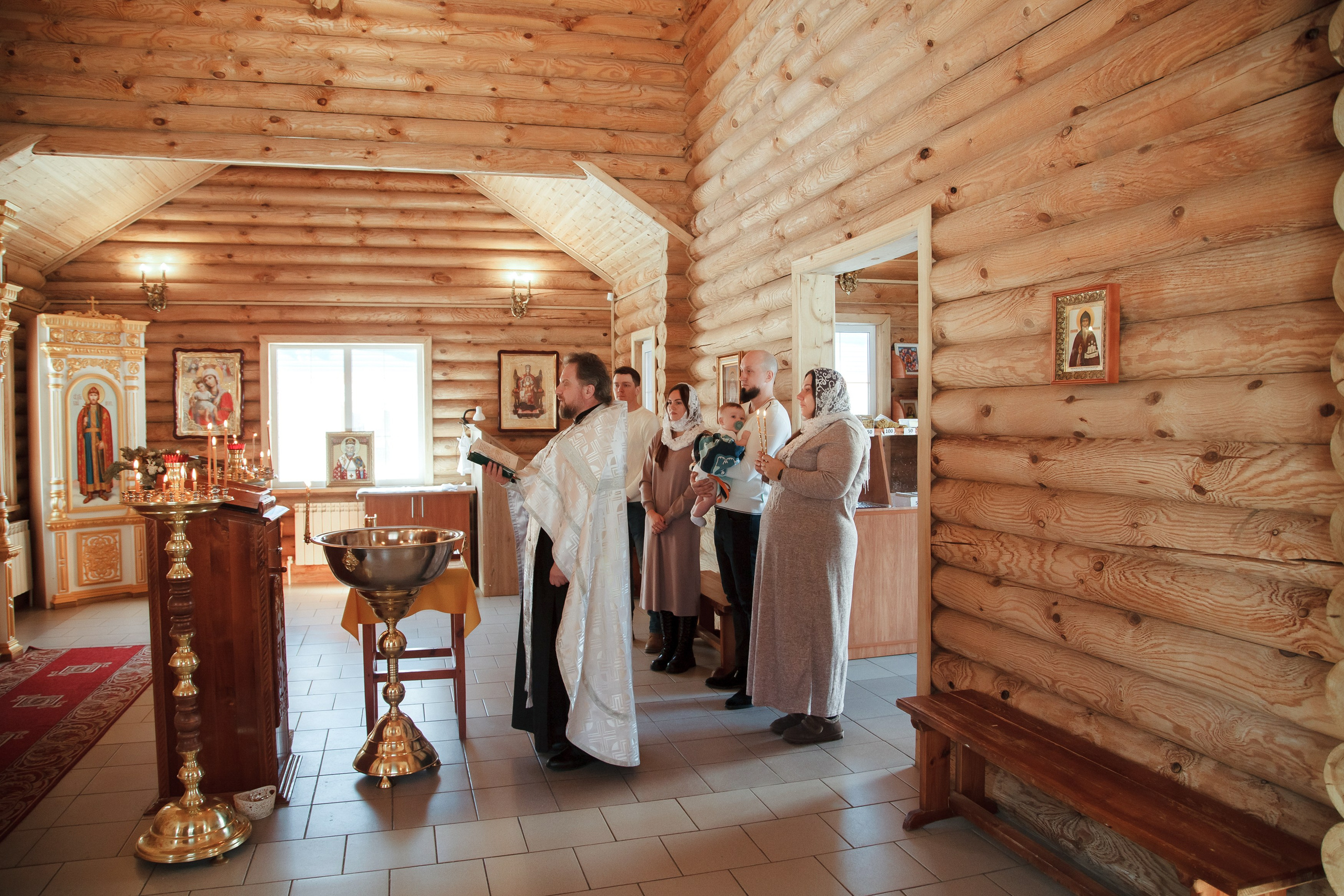 Таинство крещения Дмитрия. Портретный, семейный, свадебный фотограф в Брянске Маргарита Василькова