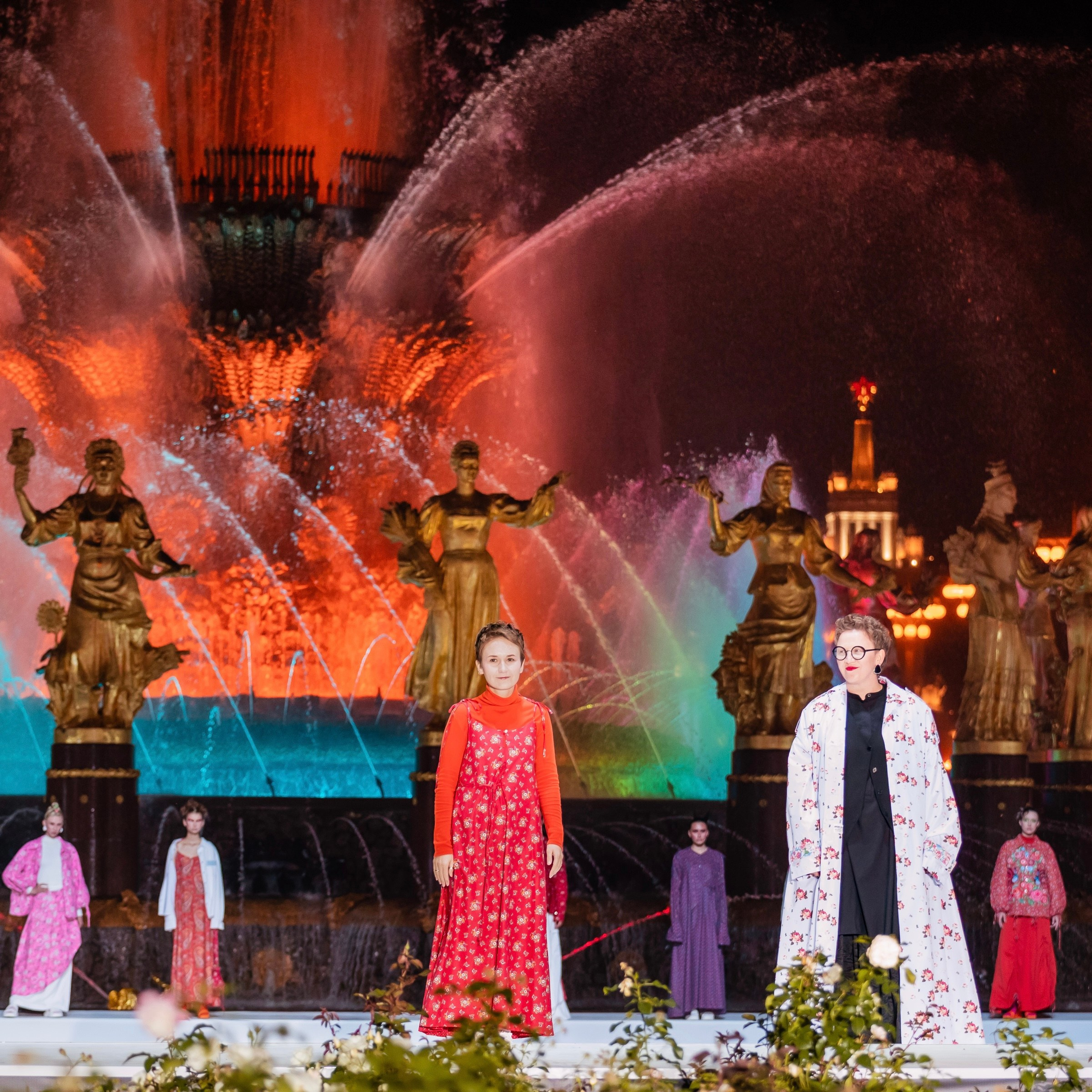 Фото с показа NOVIKOVA DSN и Шуйские ситцы MFW 29.08.25