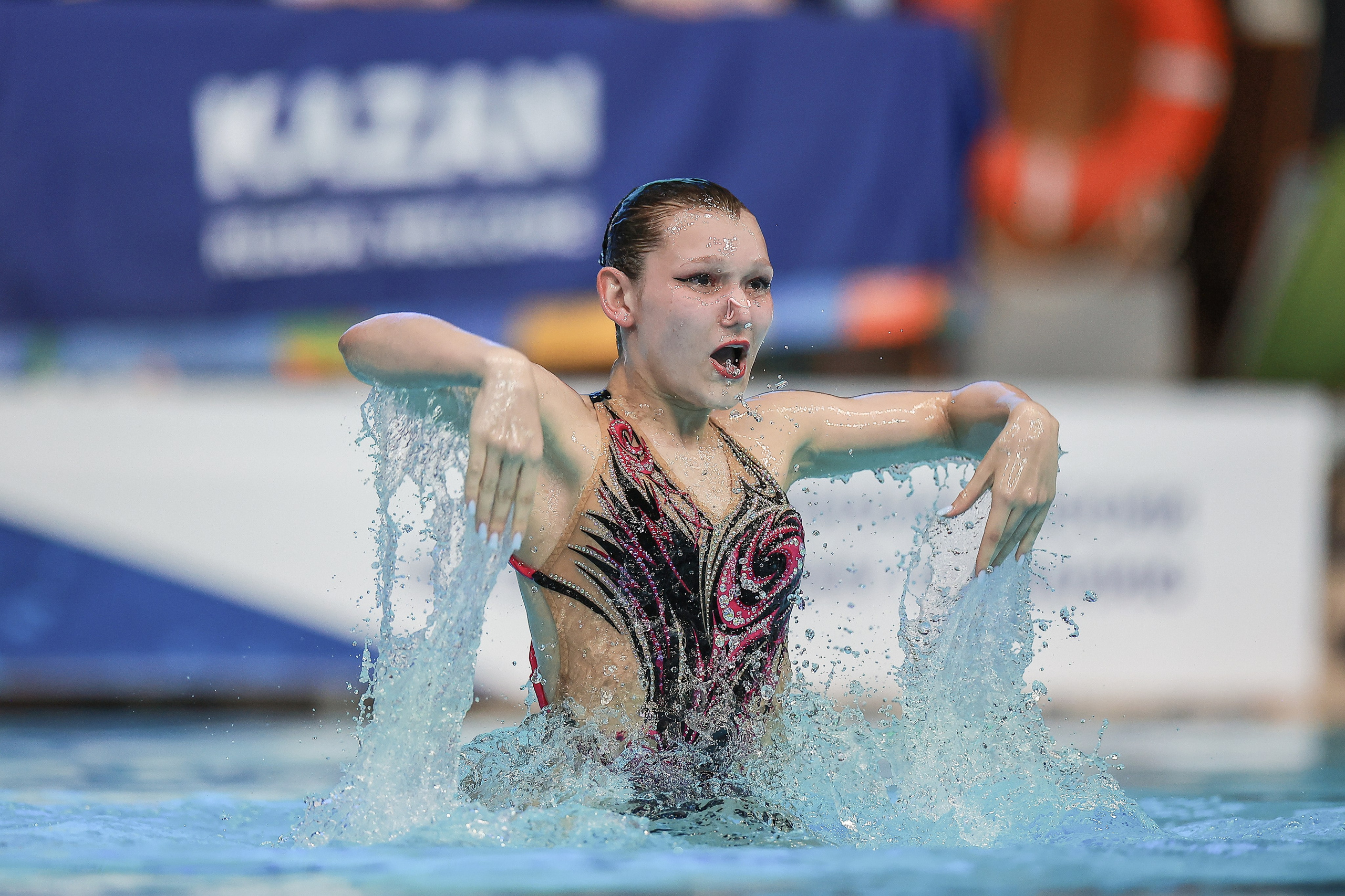 Чемпионат России по синхронному плаванию. Спортивный репортажный фотограф Казань Нафис Сиразетдинов