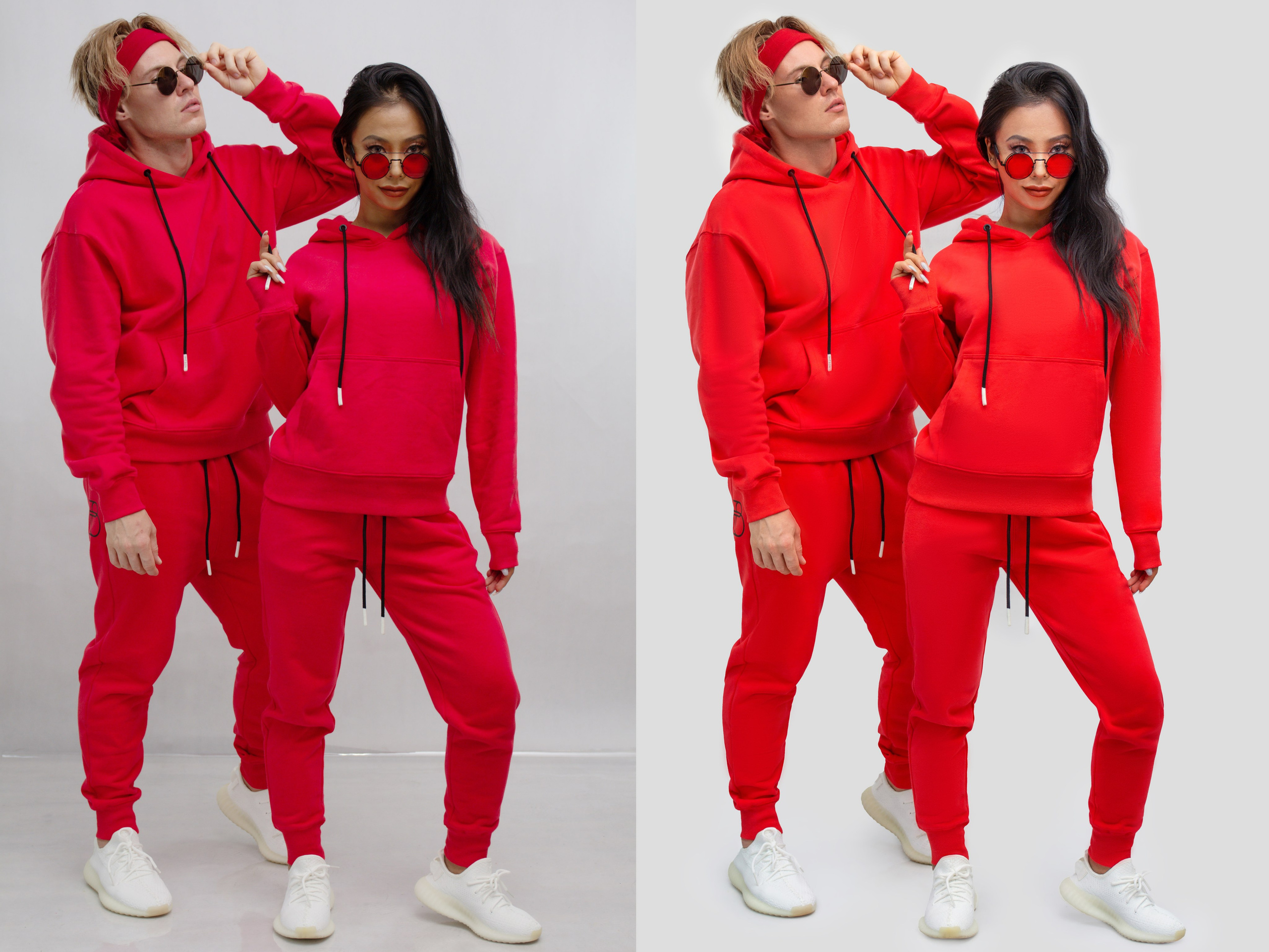 Для рекламы спортивной одежды и питания